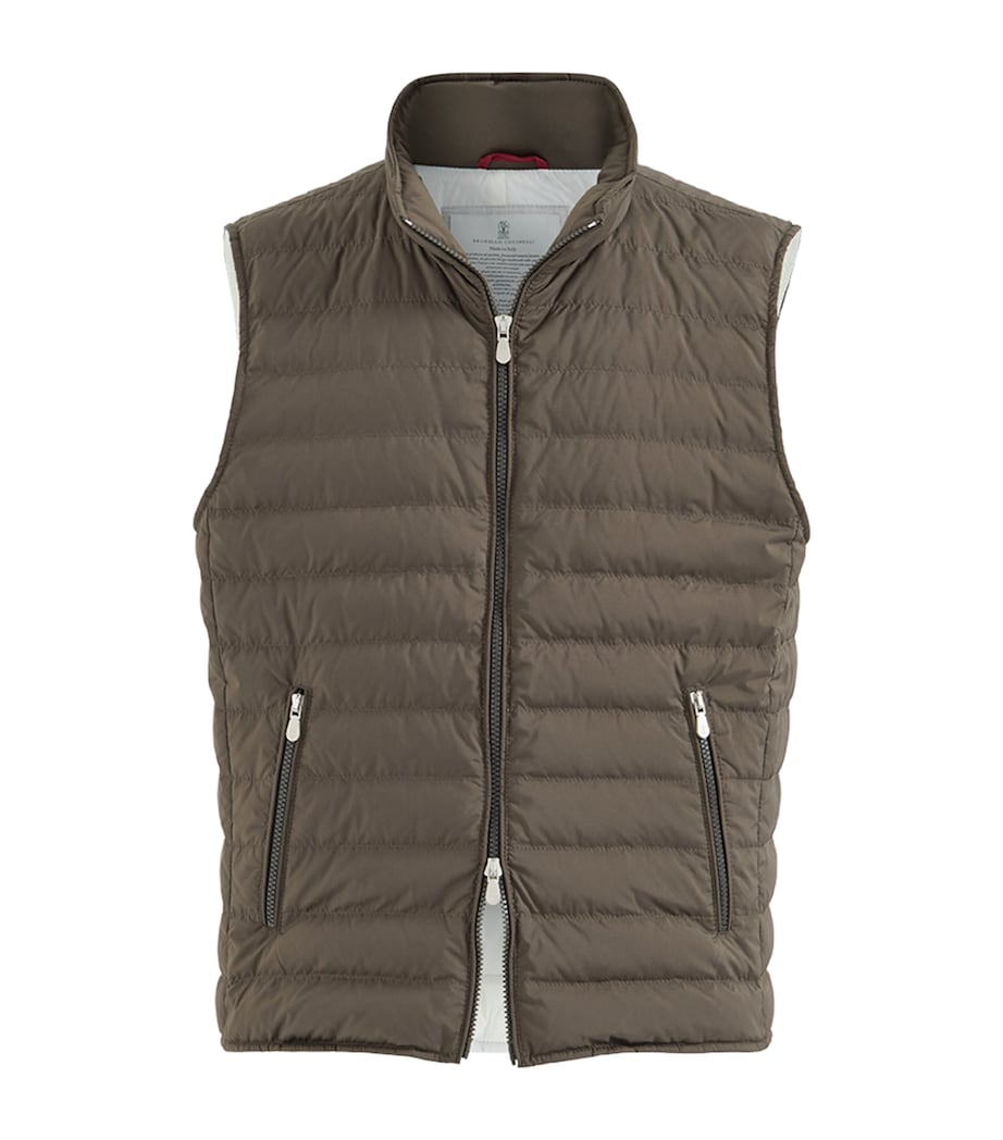 Brunello Cucinelli Mens Down Gilet Image 1