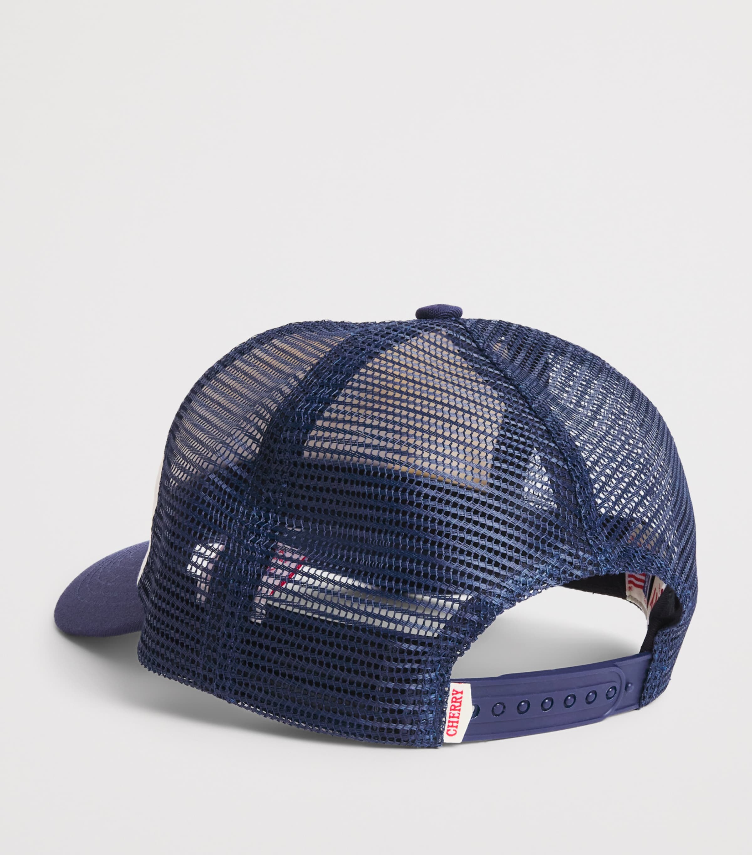 Cherry Los Angeles Turquoise Cherry Trucker Cap Navy Image 3