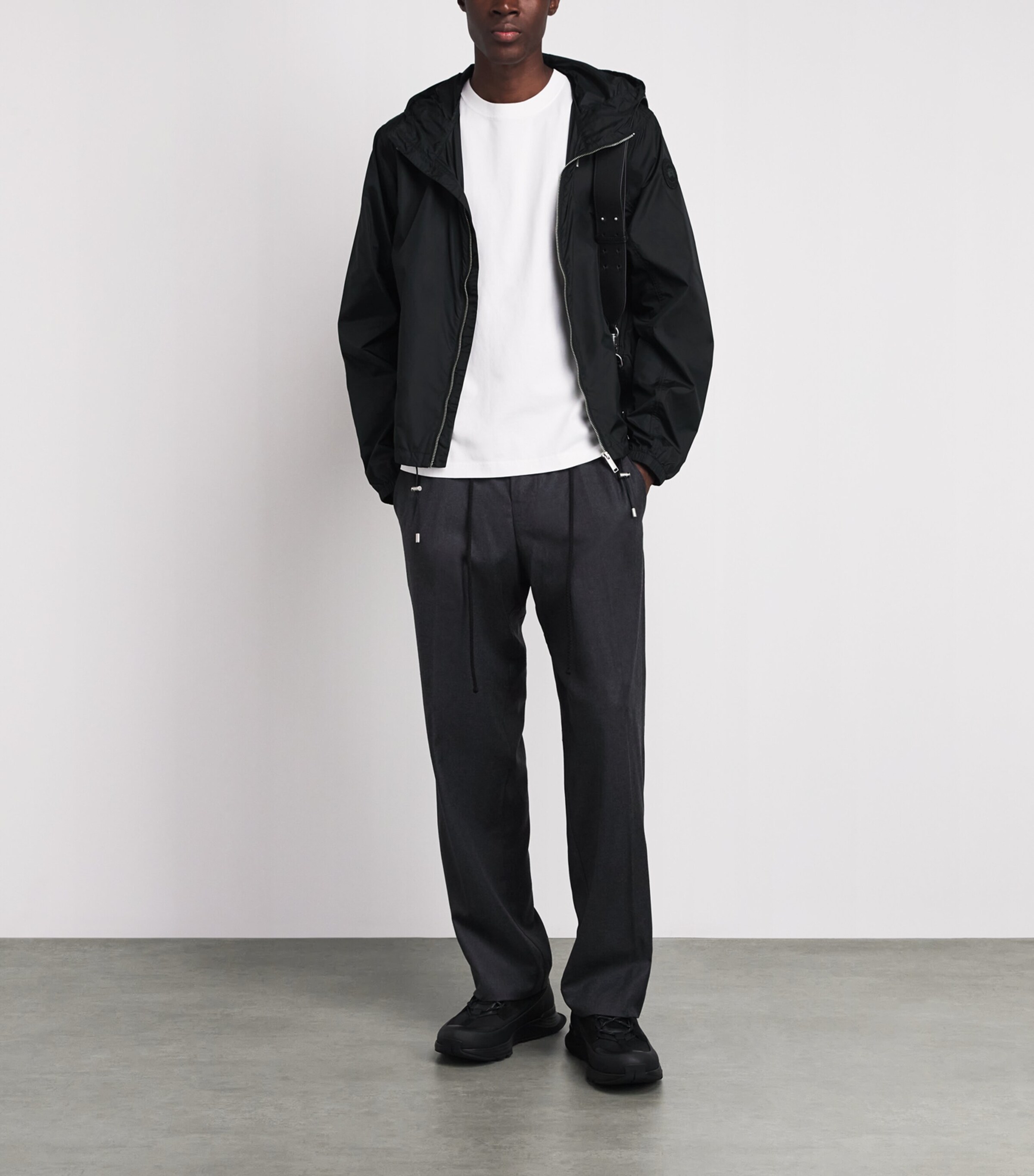 Canada Goose Mens Drift Hooded Jacket Black Image 2