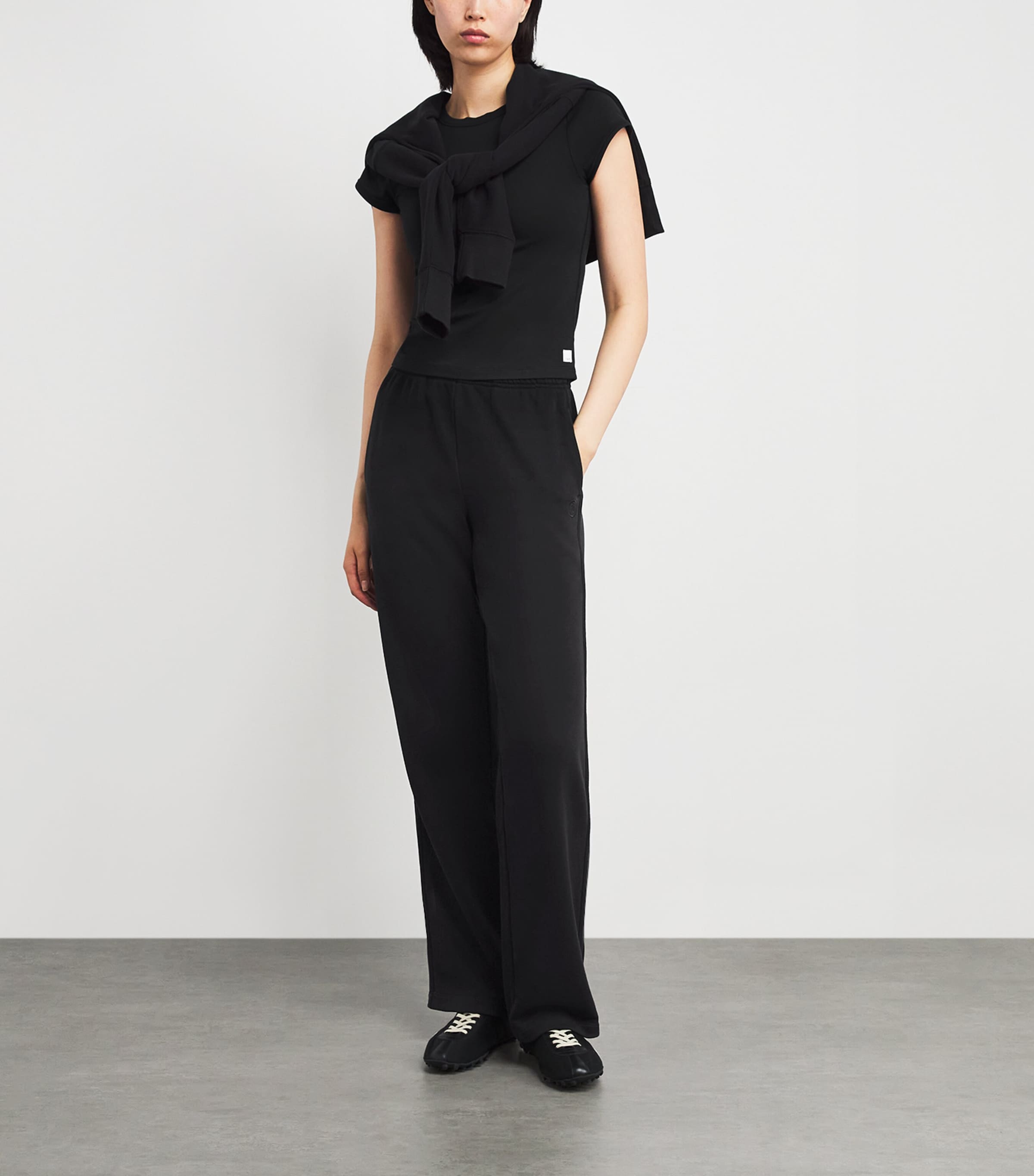 DreamKnit Halo Baby T-Shirt SBK SOLID BLACK Image 2