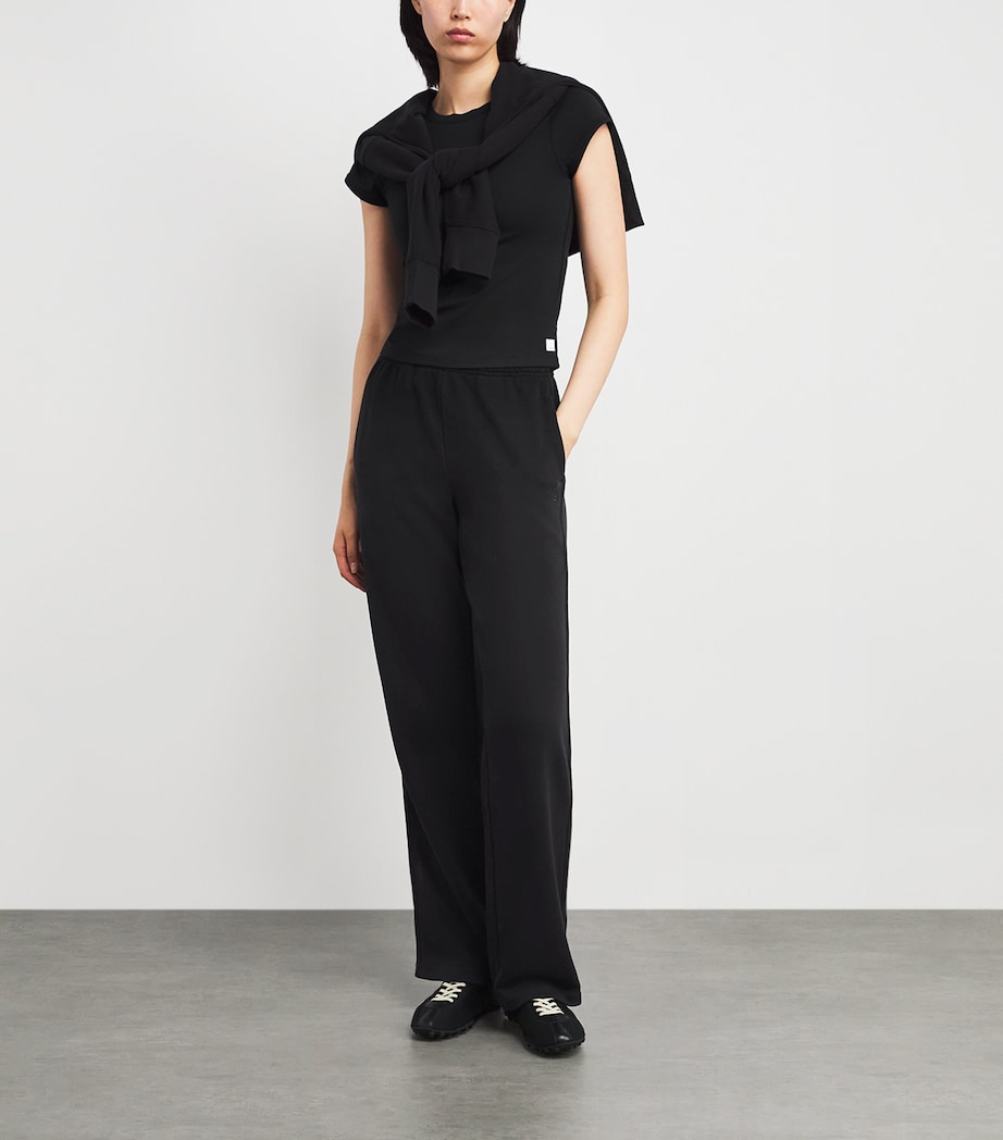 DreamKnit Halo Baby T-Shirt SBK SOLID BLACK Image 2