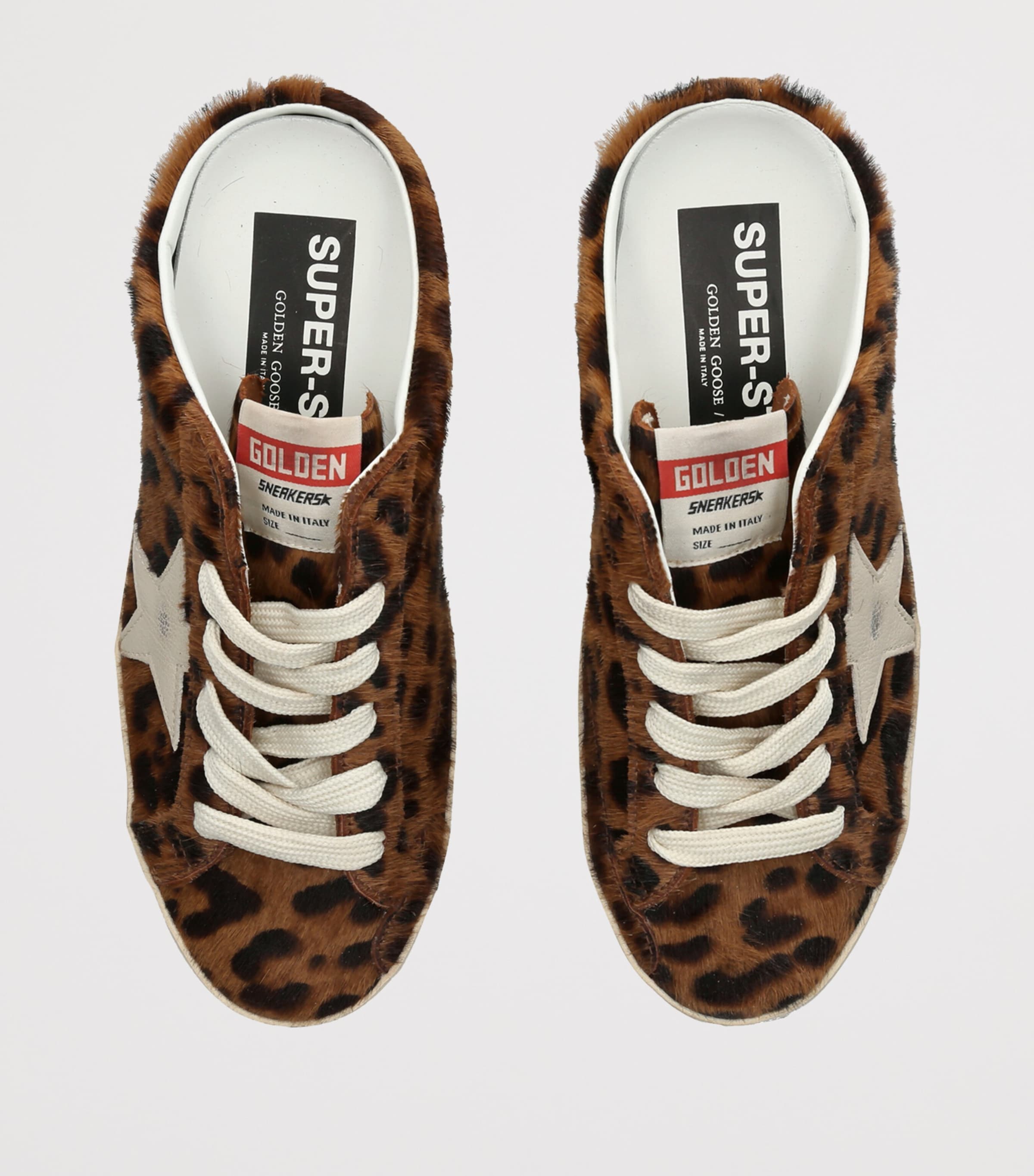 Golden Goose Leopard-Print Super-Star Sabot Sneakers Dk.brn Com Image 3