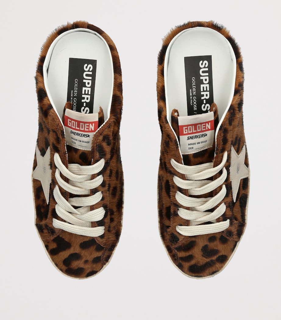 Golden Goose Leopard-Print Super-Star Sabot Sneakers Dk.brn Com Image 3