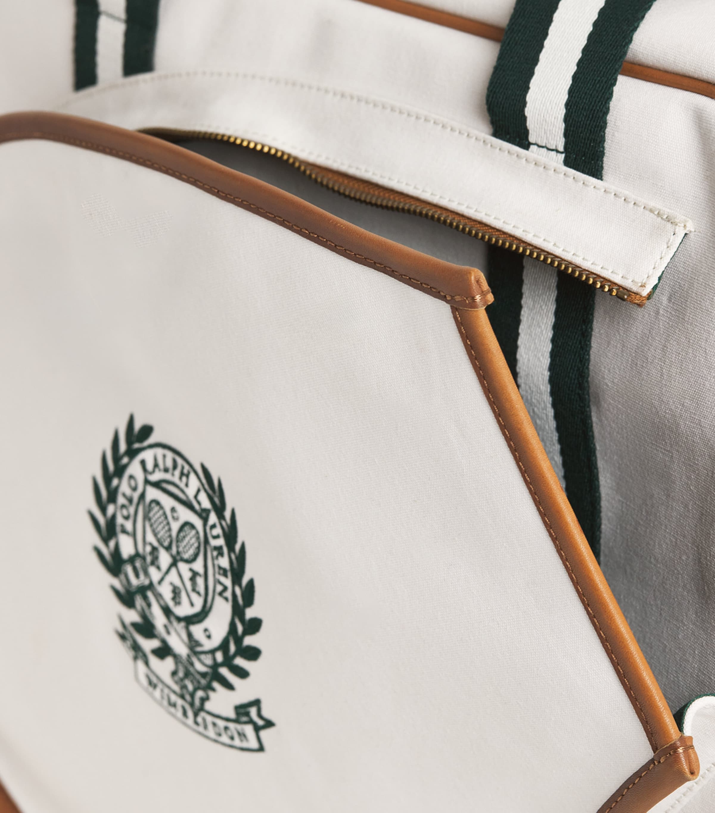 Polo Ralph Lauren White x Wimbledon Tennis Racket Holdall | Harrods US
