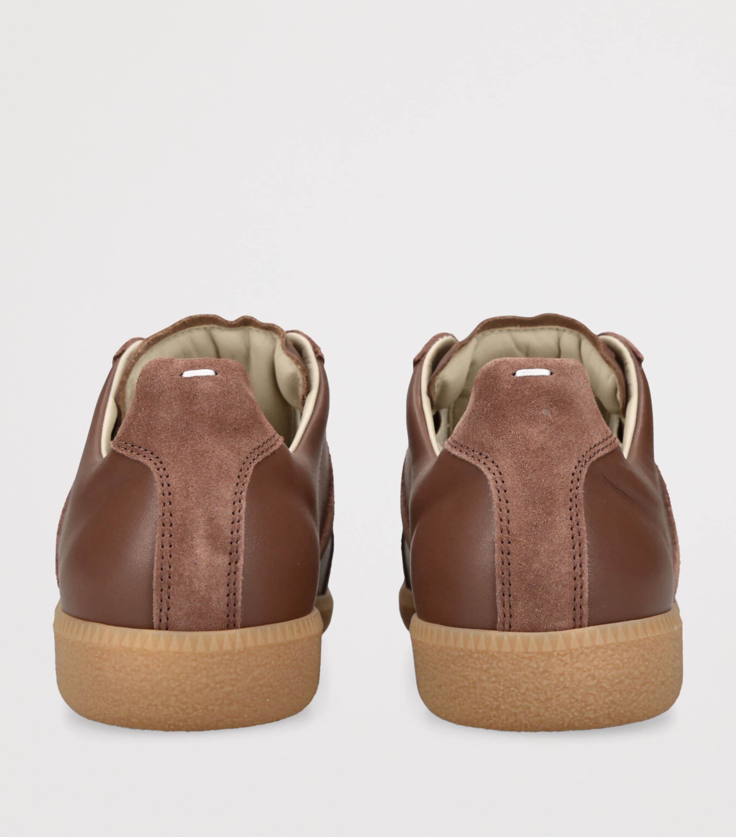 Leather Replica Sneakers BROWN/OTH Image 2