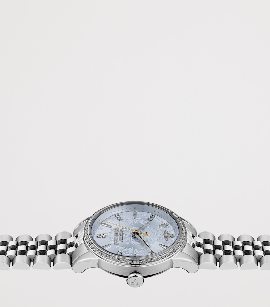 Stainless Steel Little Wallace Watch 32mm SILVER BLUE Image 2