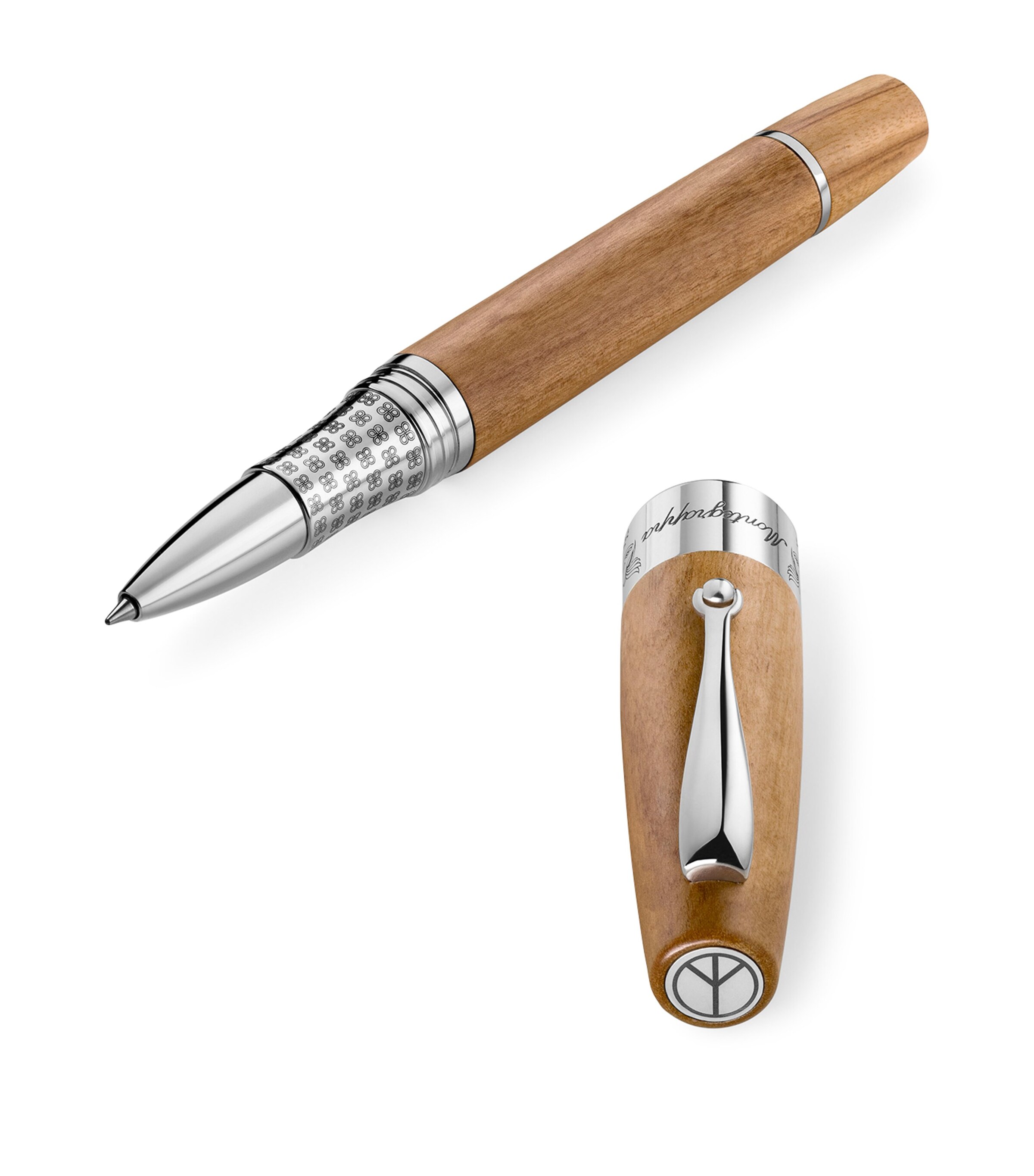 Montegrappa Extra Peace Rollerball Pen Olive Wood Image 5