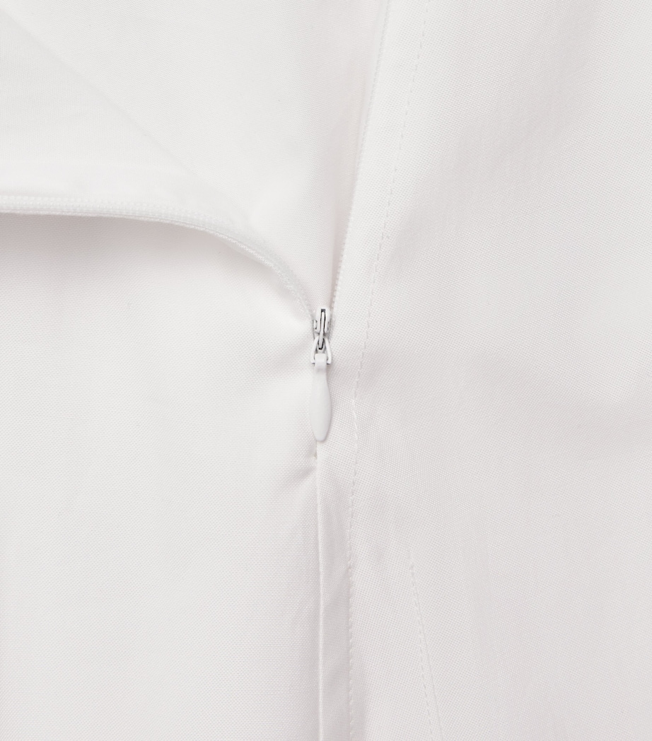 FFORME Womens Cotton Ora Midi Skirt White Image 6