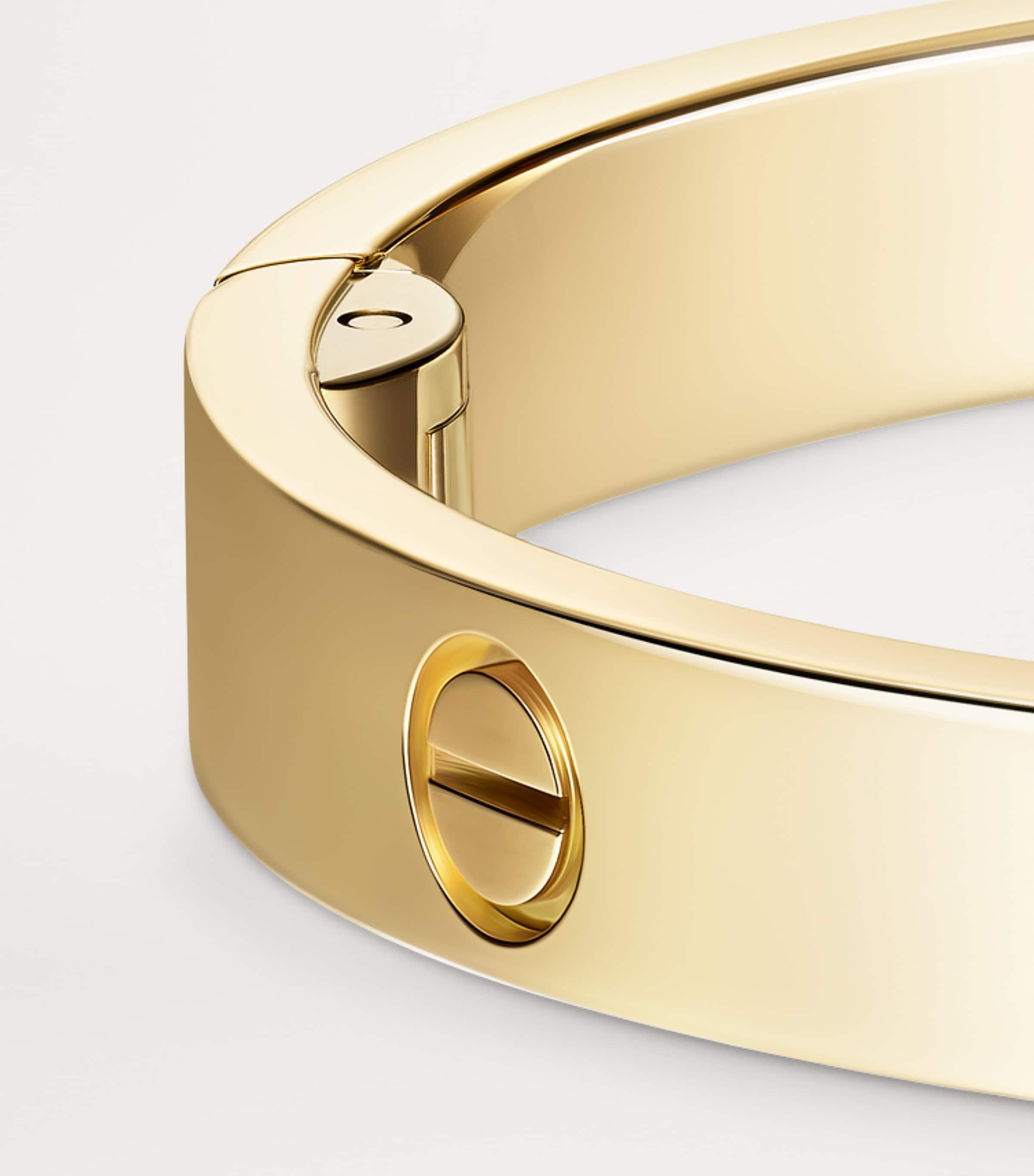 LOVE Classic Yellow Gold Bracelet - Single-Screw Closure YELLOW GOLD Image 4