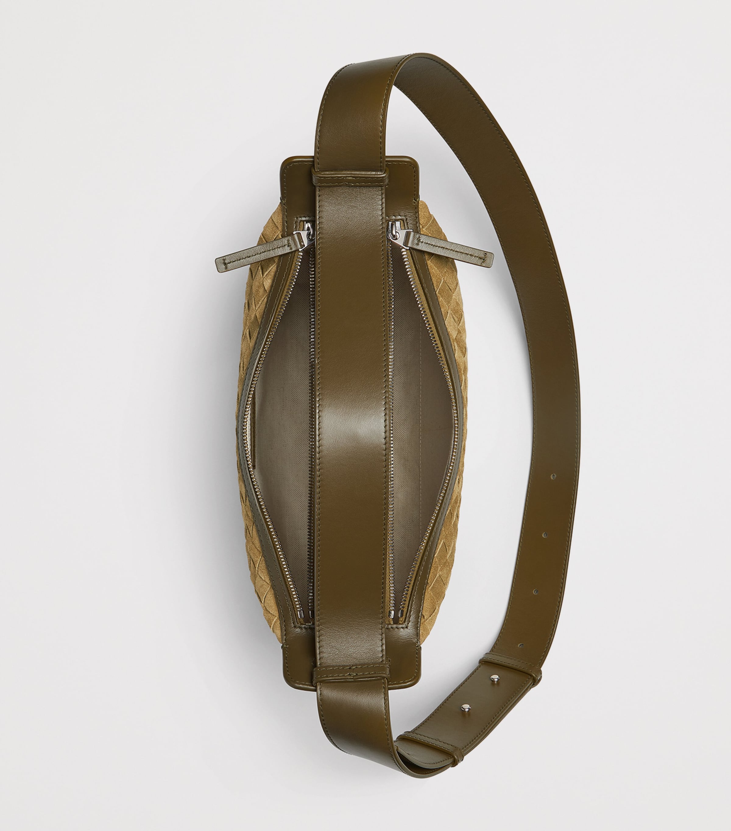 Suede Intrecciato Tribeca Cross-Body Bag 2877 Image 5