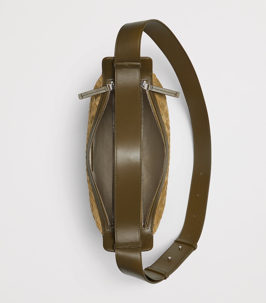 Suede Intrecciato Tribeca Cross-Body Bag 2877 Image 5