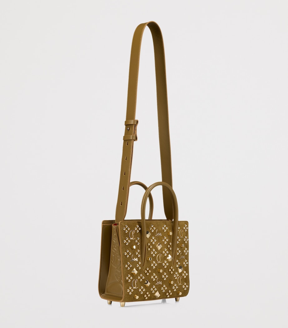 Paloma Mini Suede Top-Handle Bag Z089 Image 2