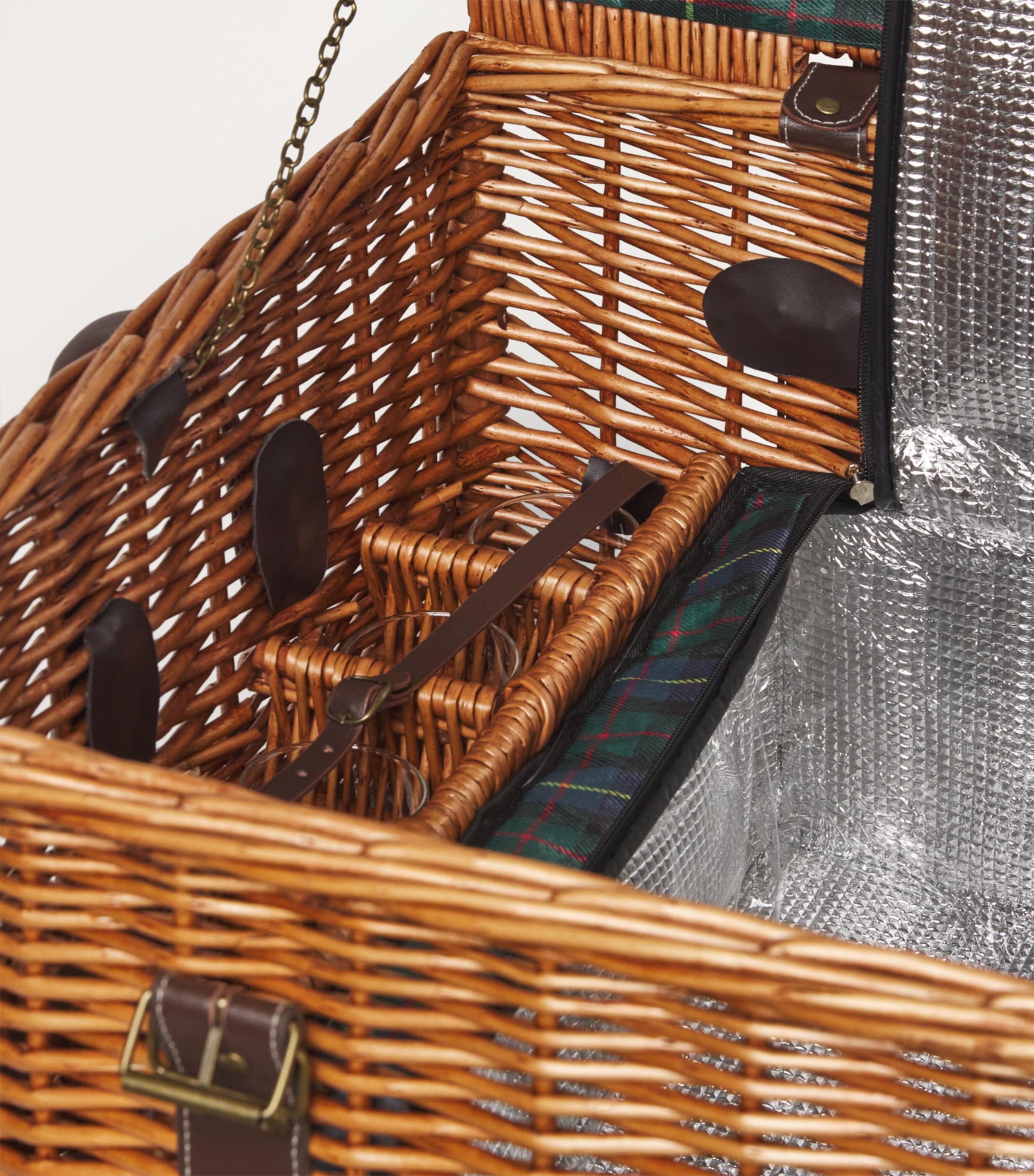 Champs Elysées Picnic Basket and Dining Set BLUE Image 4