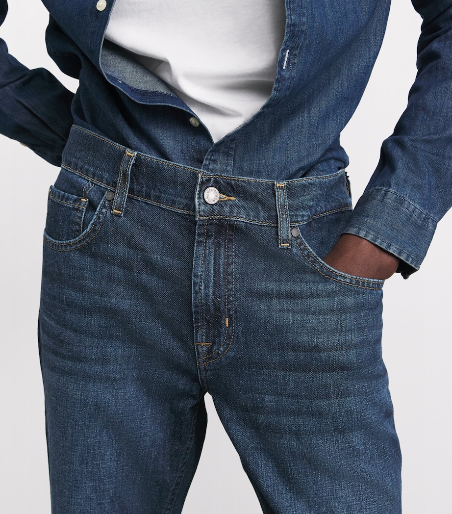 7 For All Mankind Mens The Straight Jeans Universe Image 3