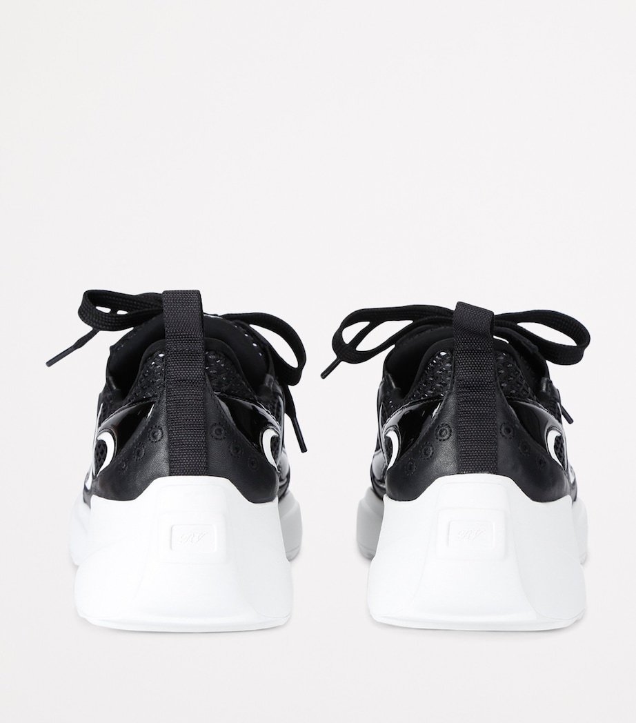 Viv' Run Strass Sneakers BLK/WHITE Image 2