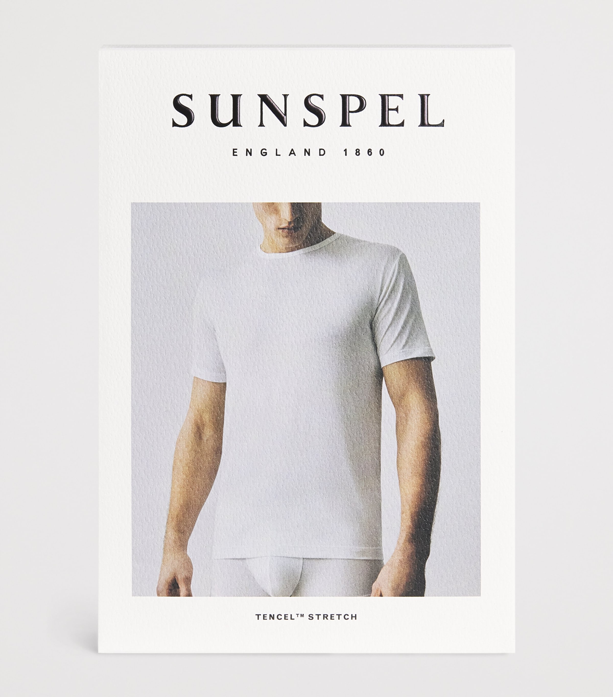 Tencel Stretch T-Shirt WHAA - WHITE Image 5