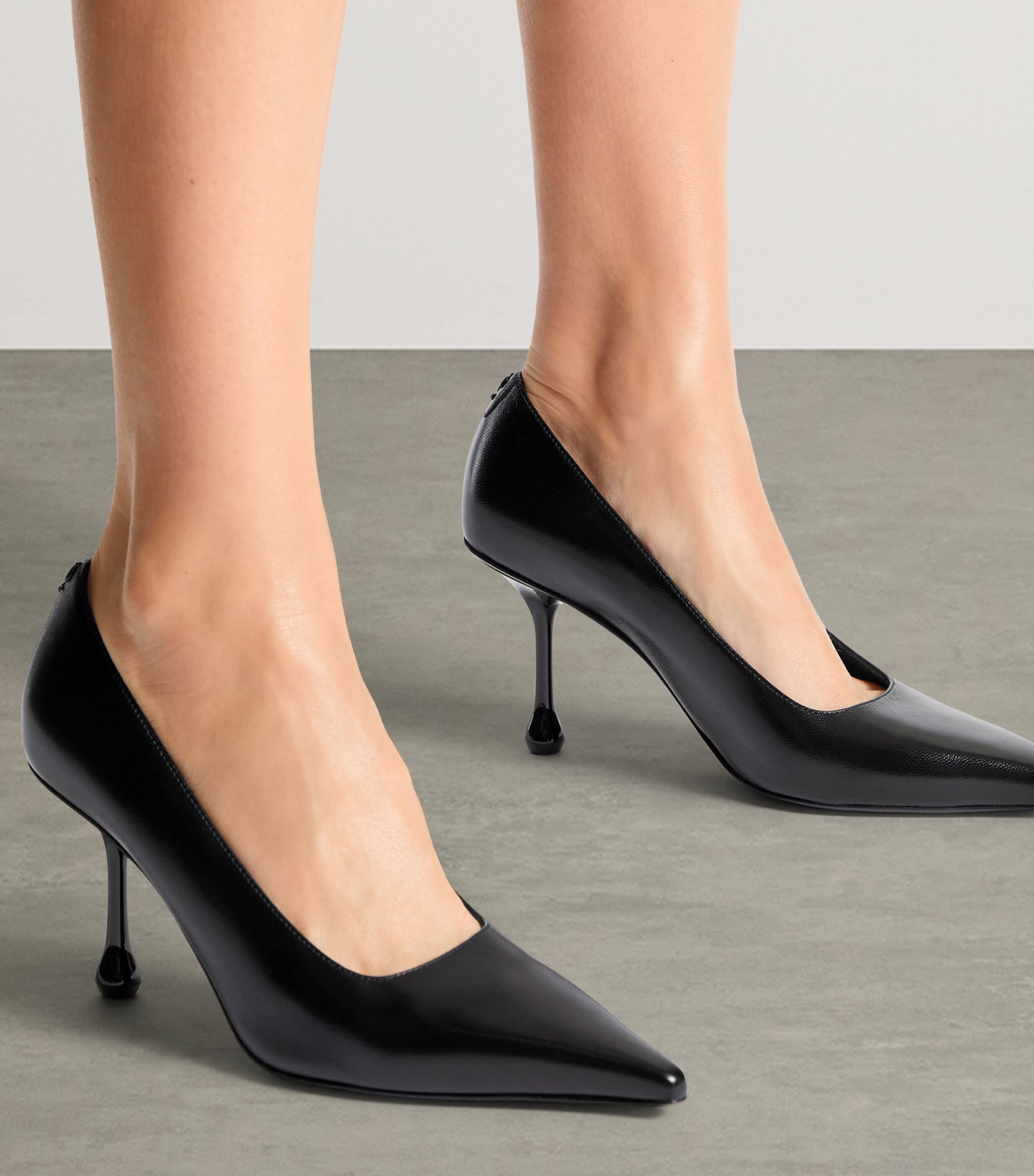 Jimmy Choo Ixia 80 Leather Pumps | Harrods US
