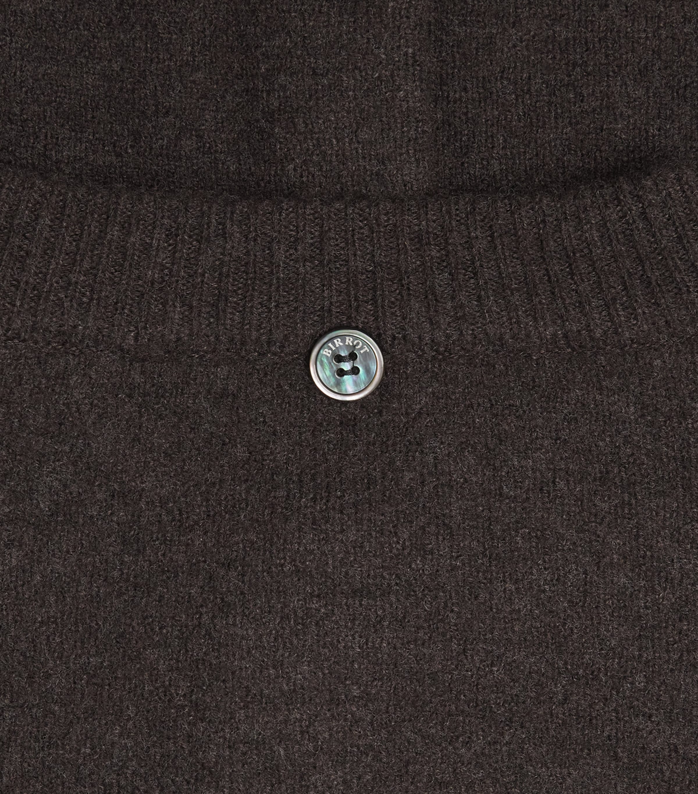 Birrot Womens Merino Wool Cardigan Brown Image 6