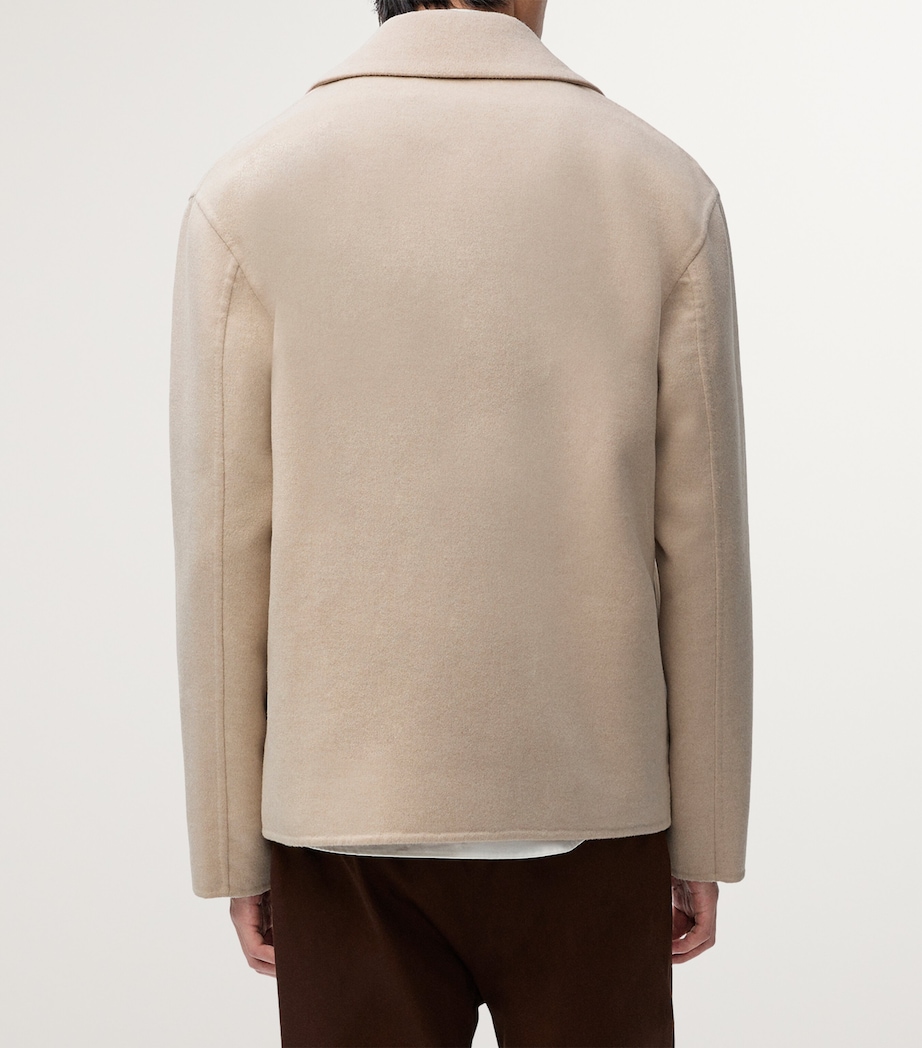 Wool-Cashmere Shirt Jacket LIGHT BEIGE MELANGE Image 4
