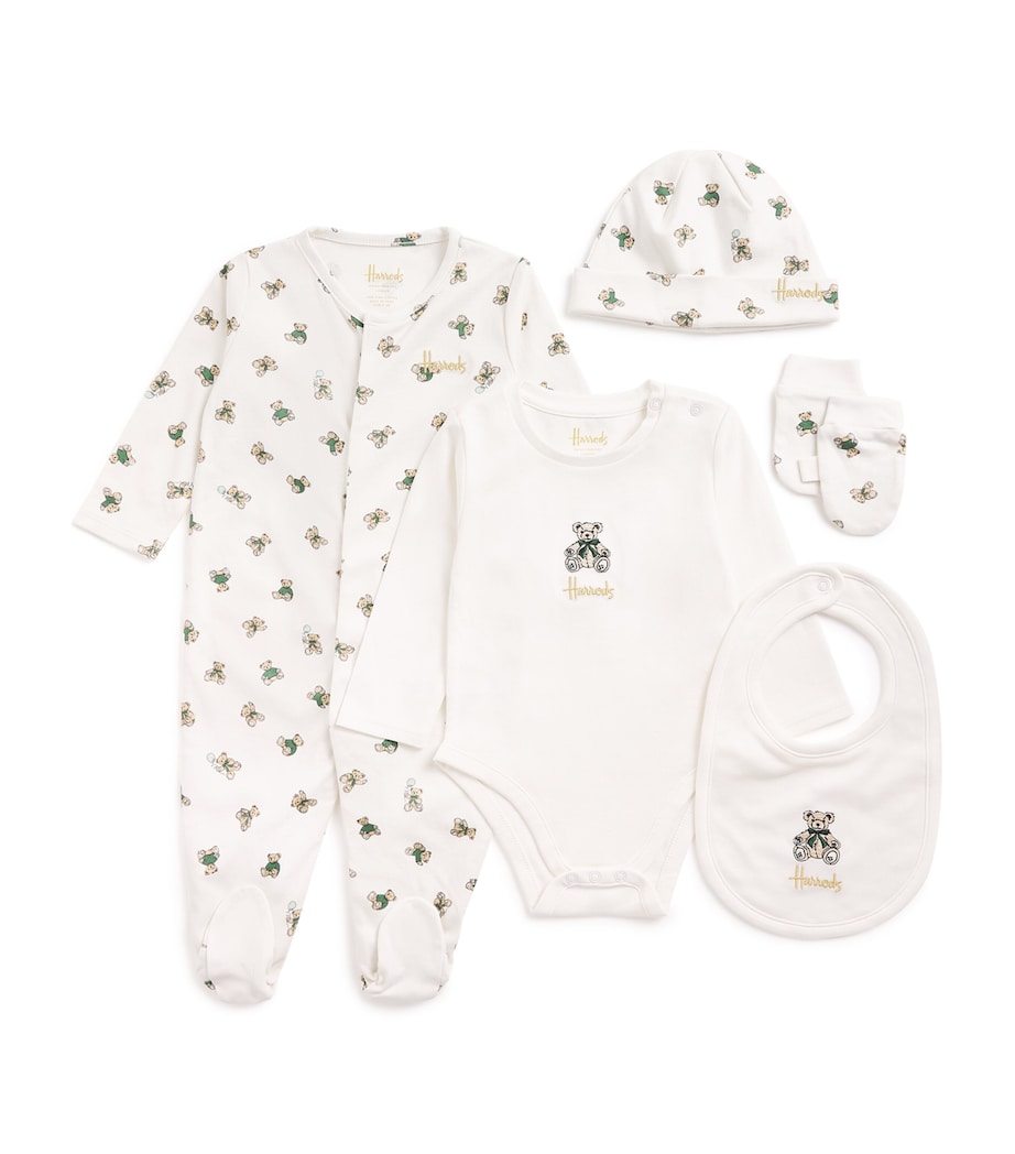Pima Cotton Bear Baby Gift Set (0-18 Months) IVORY Image 1