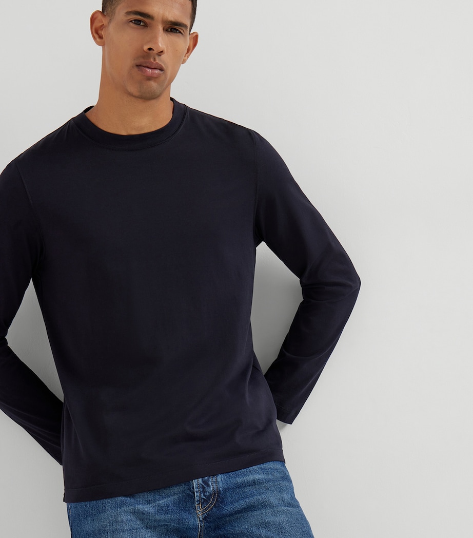 Cotton Long-Sleeve T-Shirt C4425 Image 2