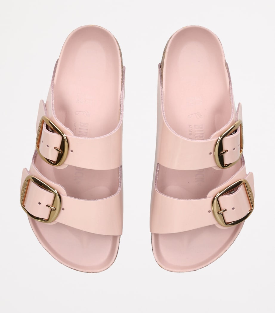 Leather Arizona Big Buckle Sandals PINK Image 4