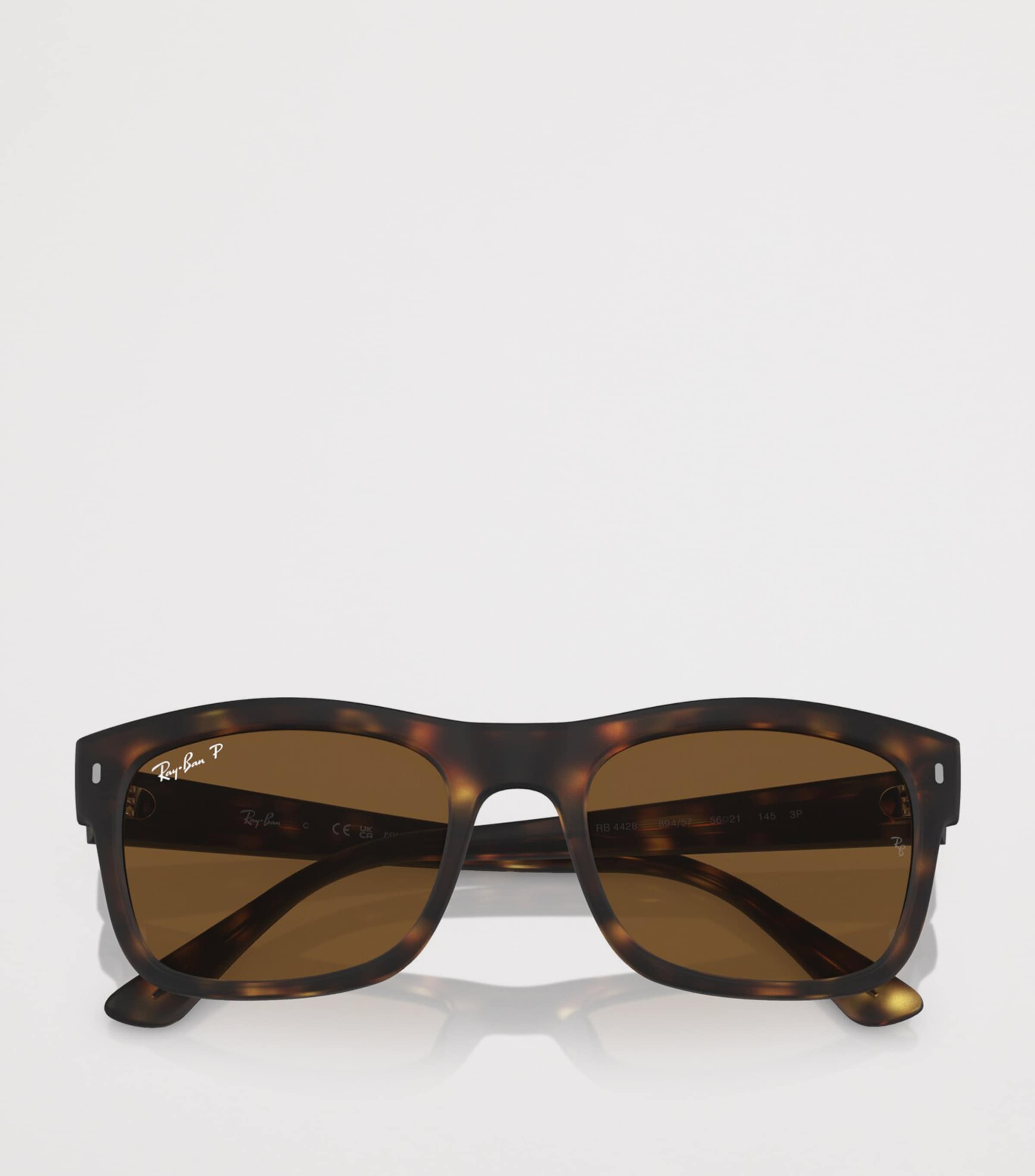 Ray-Ban Tortoiseshell Square Sunglasses Brown Image 5