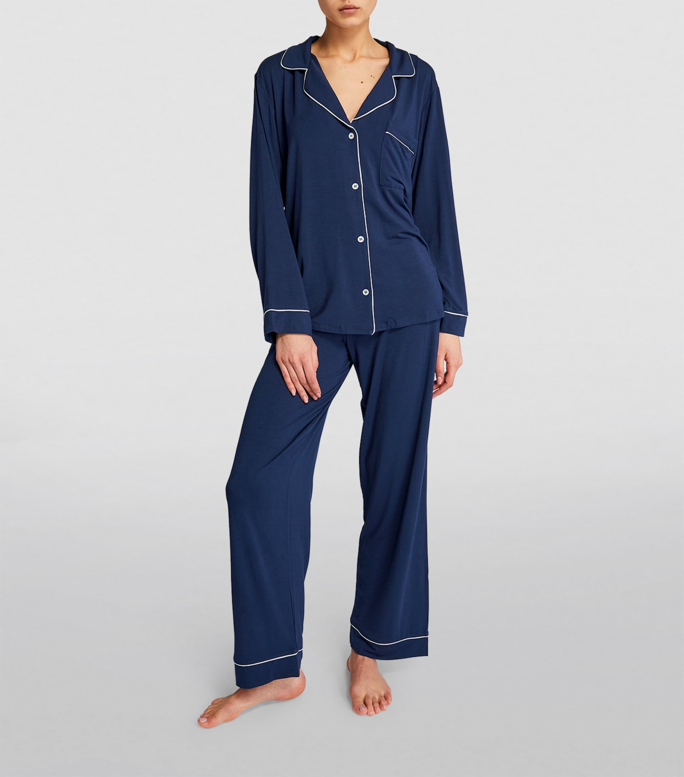 Gisele Pyjama Set NAVY/IVORY Image 2