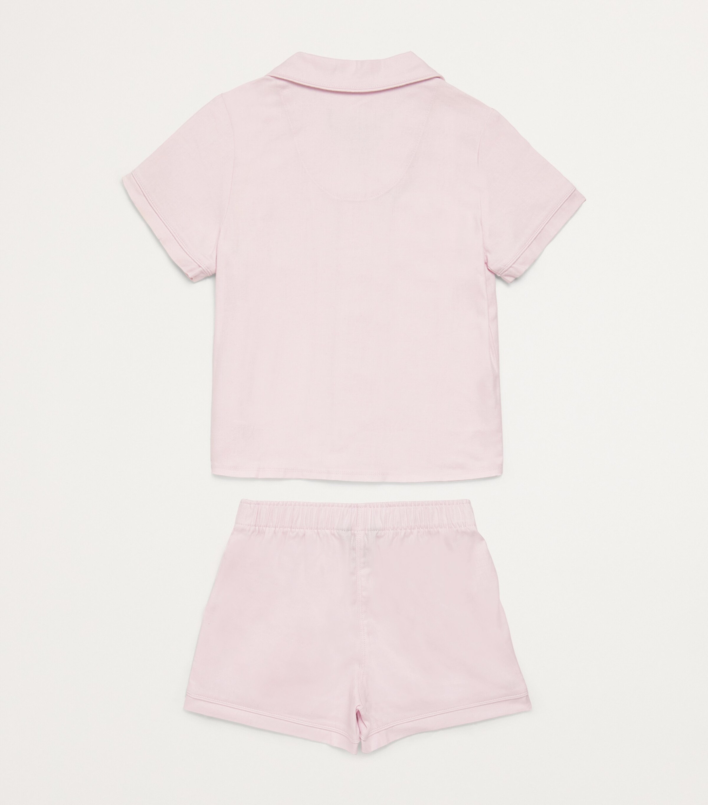 Ralph Lauren Kids Cotton Pyjama Set (4-6 Years) Deco Pink Oxford Image 2
