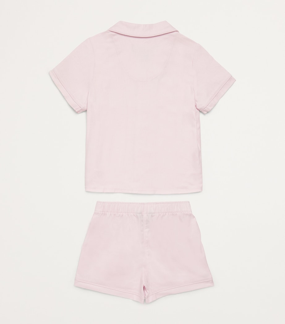 Ralph Lauren Kids Cotton Pyjama Set (4-6 Years) Deco Pink Oxford Image 2