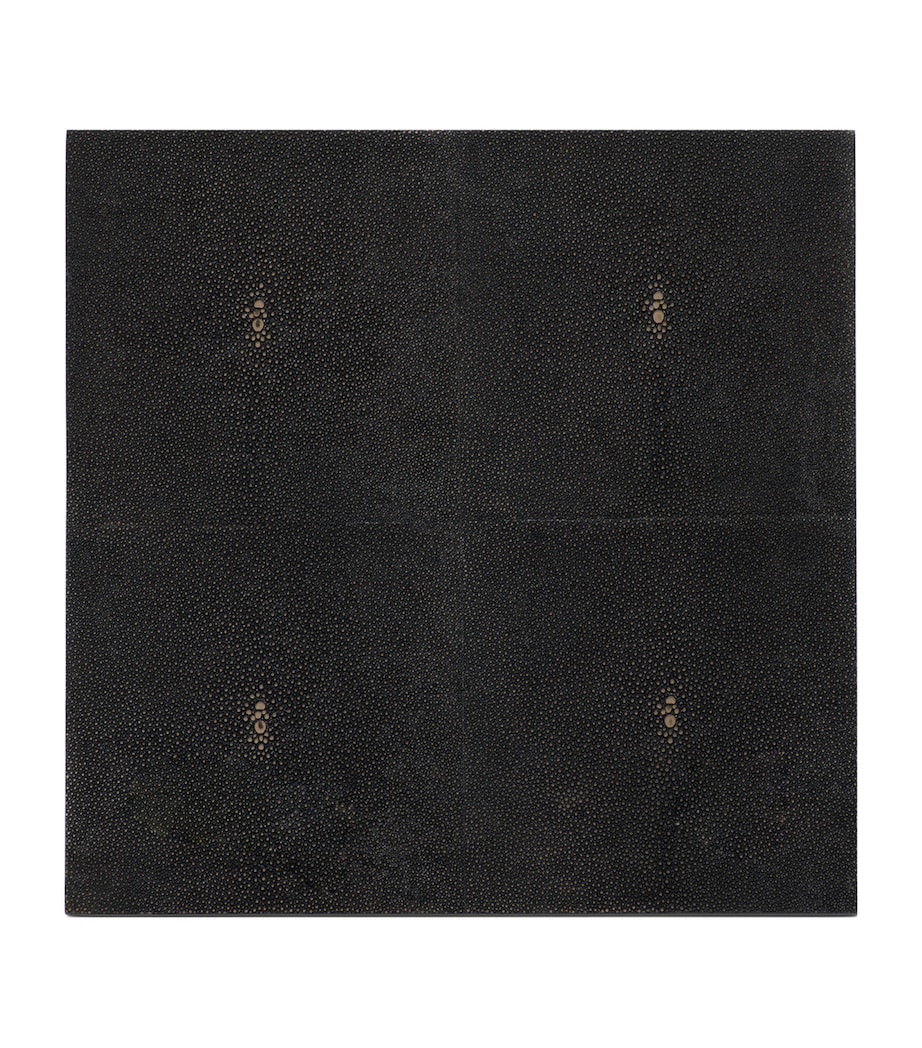 Faux Shagreen Placemat CHOCOLATE Image 1