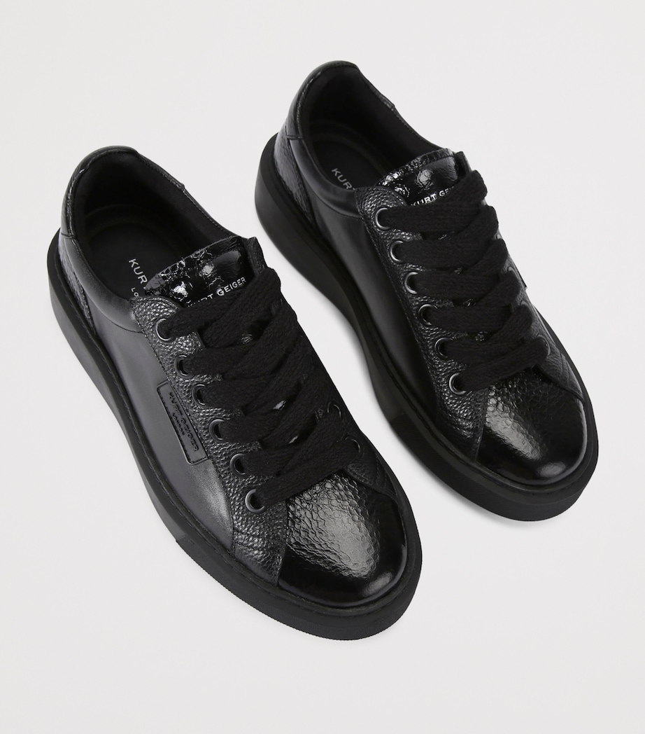Leather Albion Sneakers BLACK Image 4