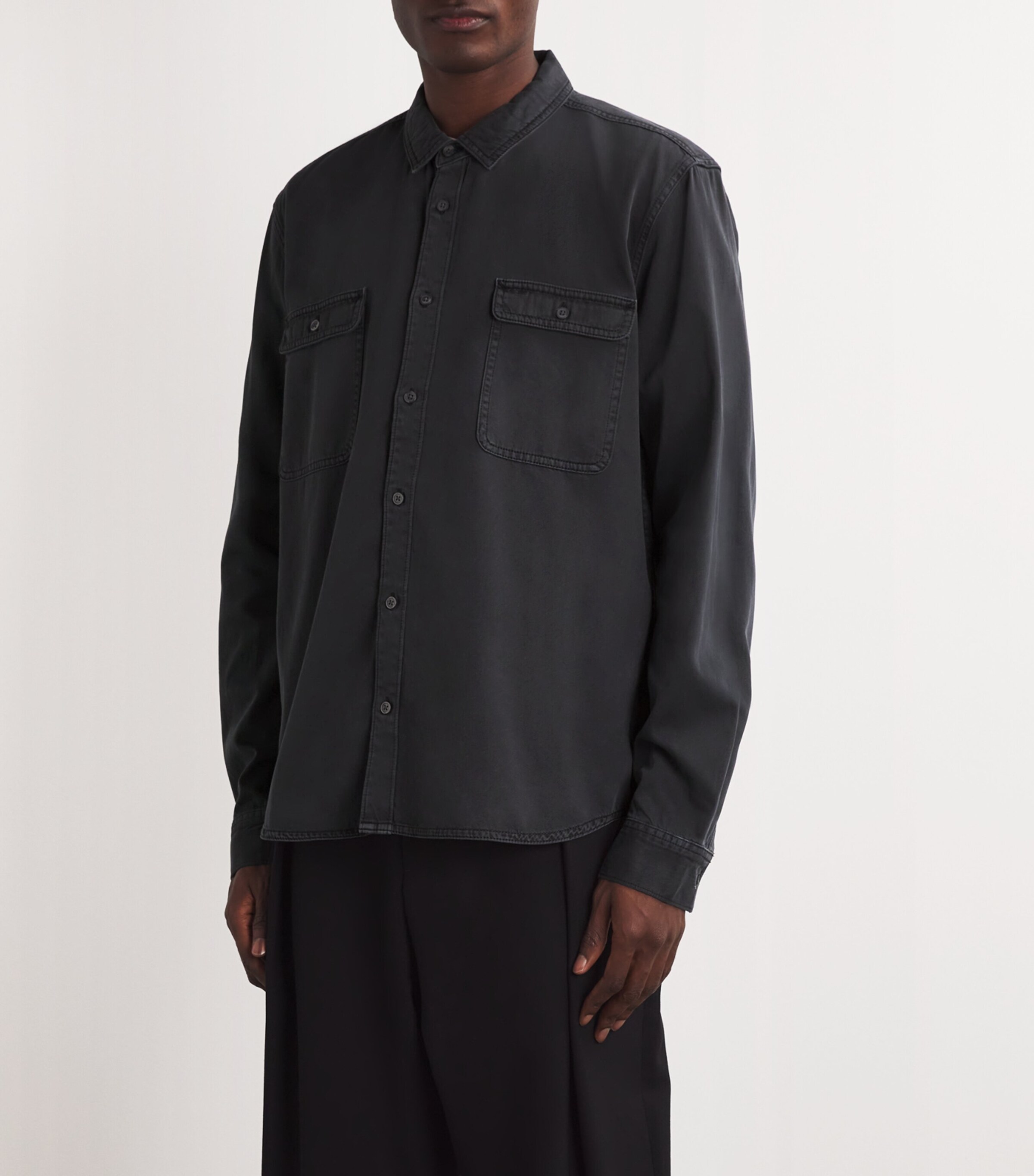 Vintage Denim Shirt VINTAGE DARK INDIGO Image 3