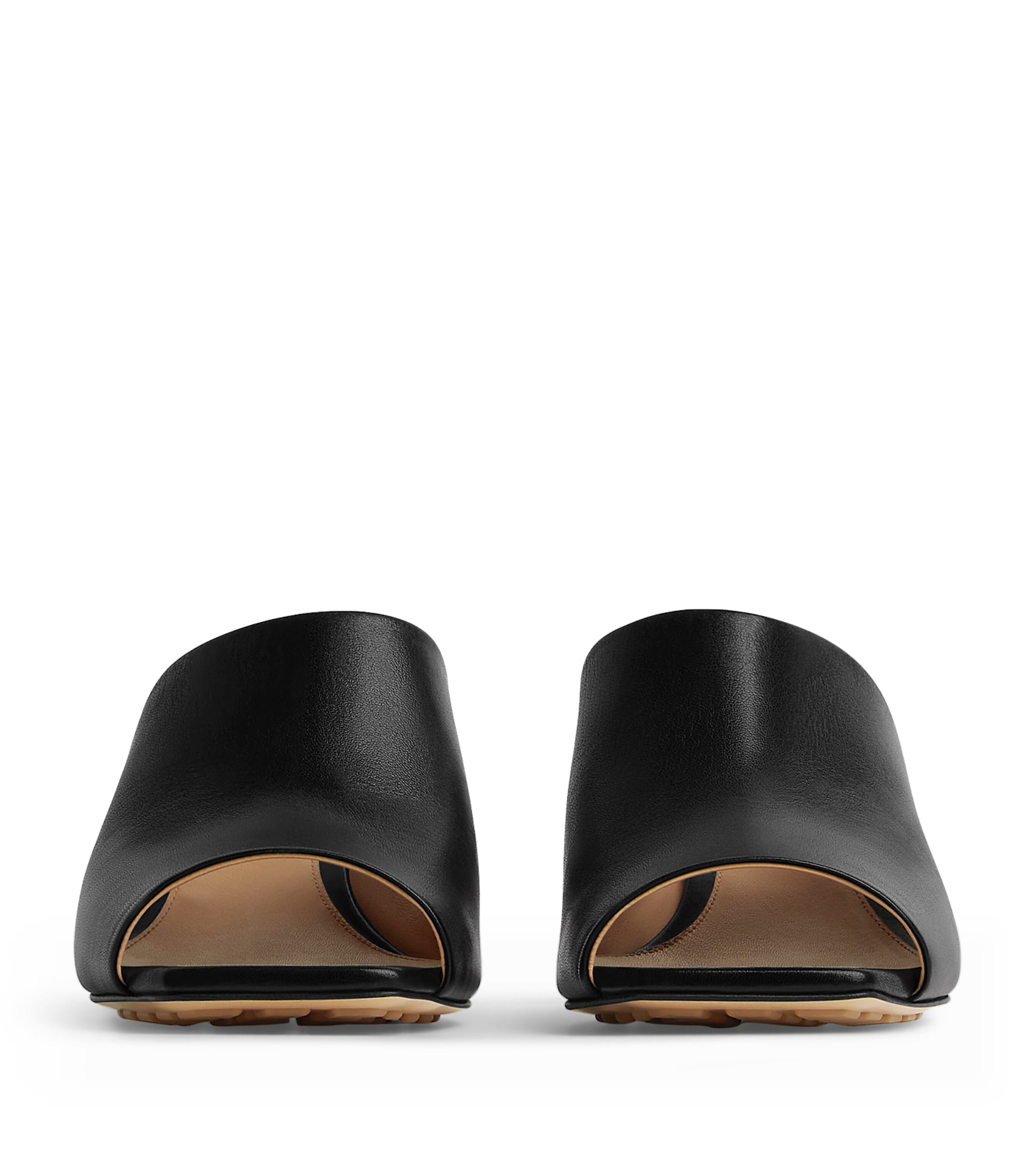 Lambskin Knot Mules 45 NERO/NERO Image 4