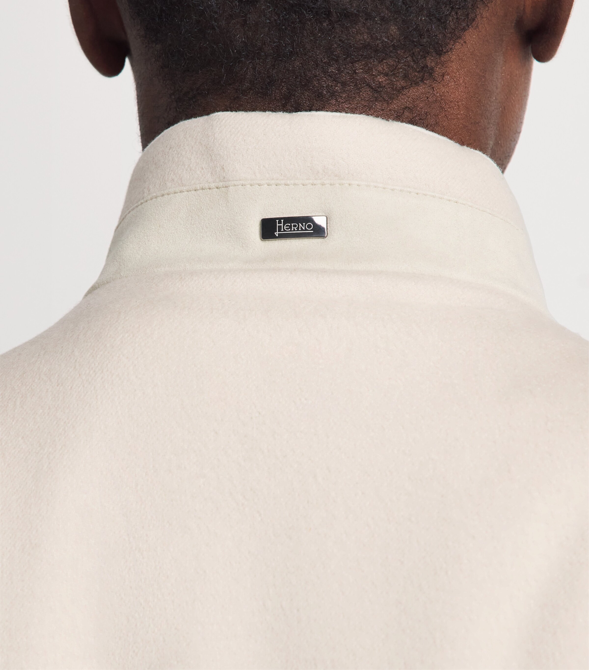 Herno Mens Silk-Cashmere Gilet Chantilly Image 3