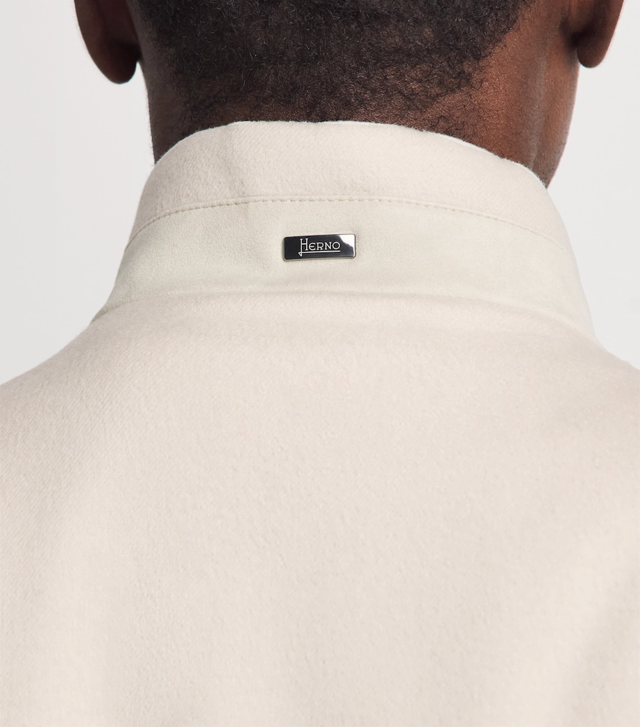 Herno Mens Silk-Cashmere Gilet Chantilly Image 3