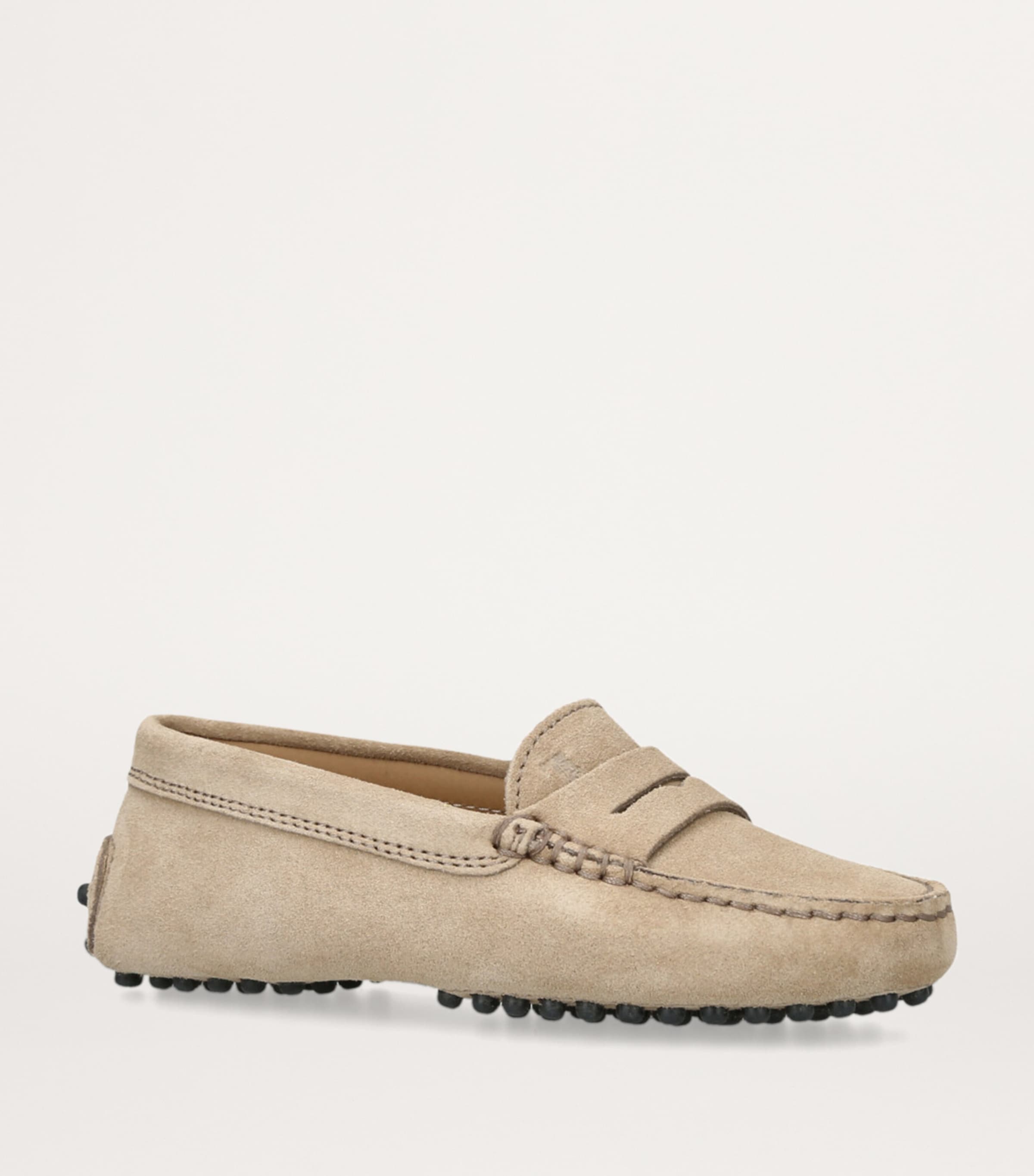 Tod's Suede Gommini Loafers Taupe Image 3