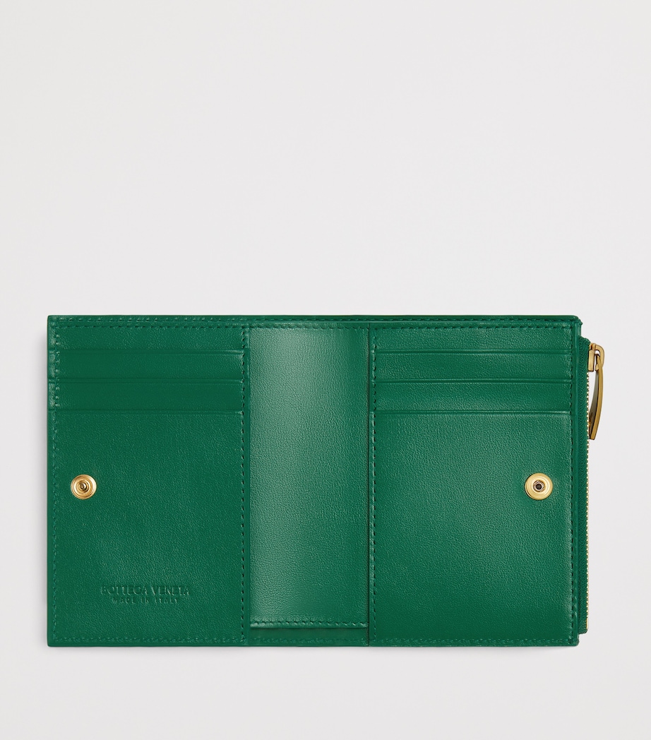 Leather Intrecciato Bifold Wallet 3197 Image 2