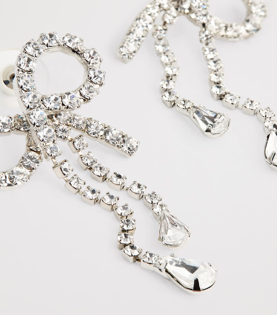 Rhodium-Plated Crystal Mirabelle Earrings CRYSTAL Image 6