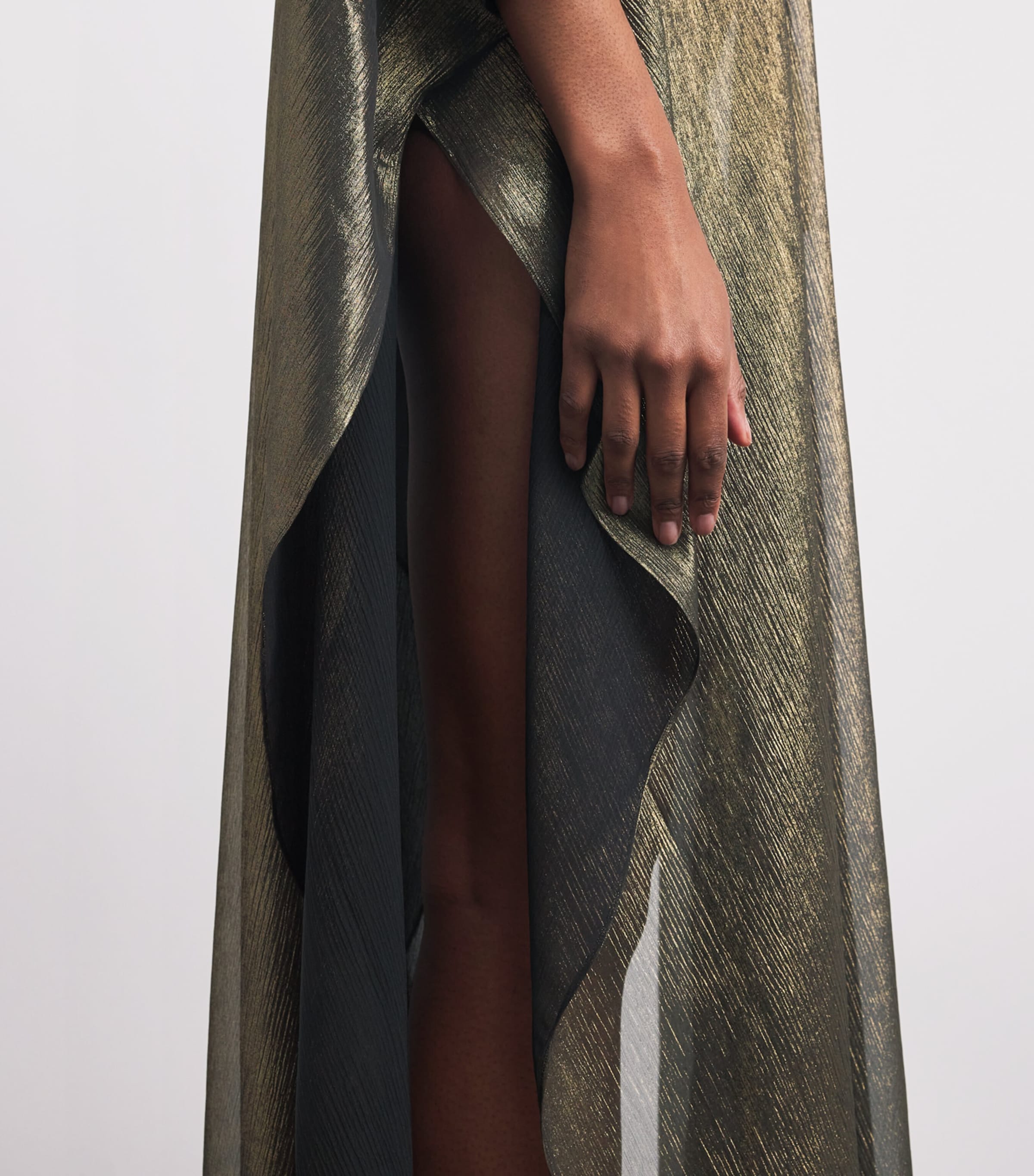 Silk Paradis Kaftan BLACK-GOLD Image 4