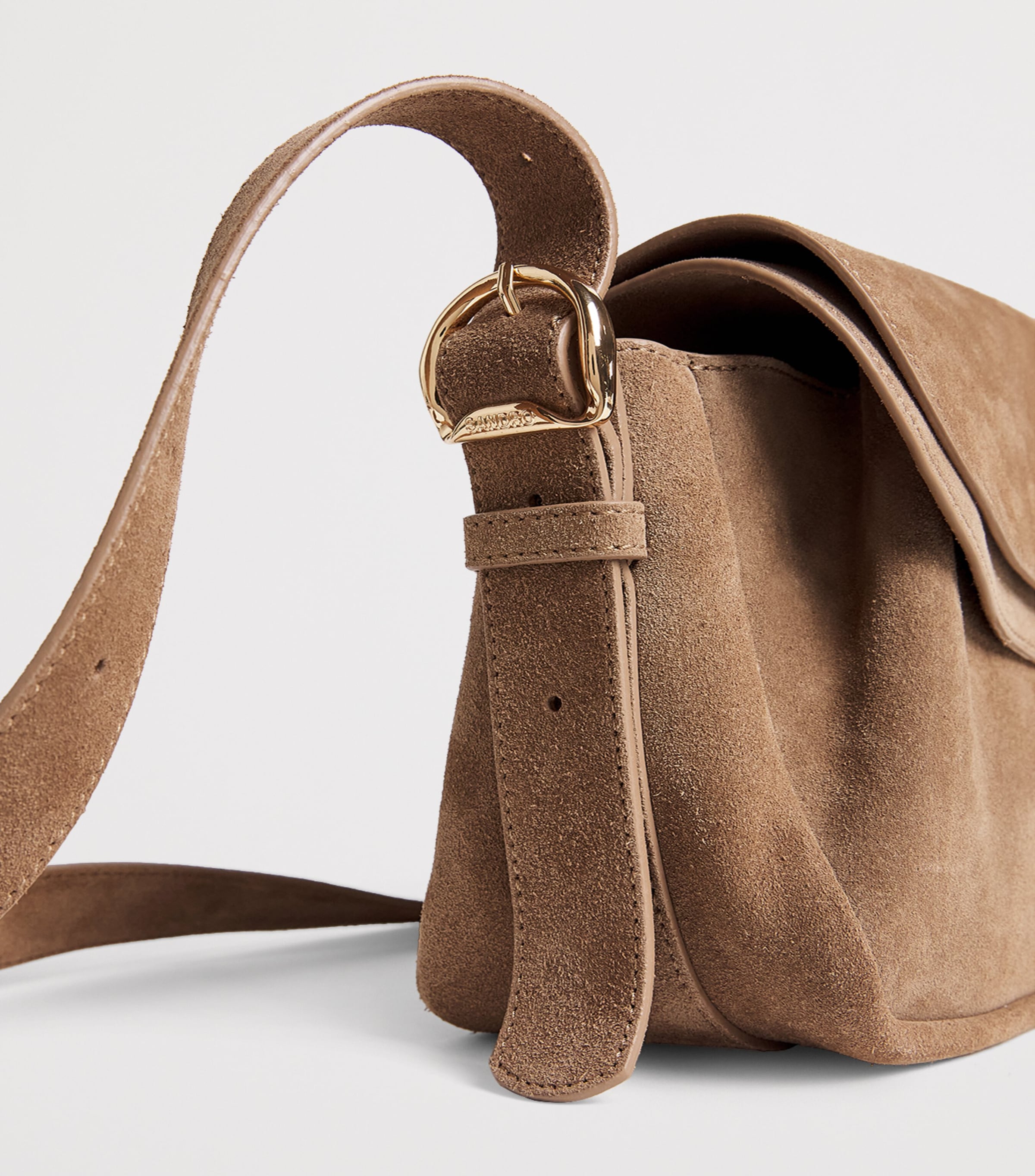 Suede Le Mambo Cross-Body Bag BEIGE Image 5