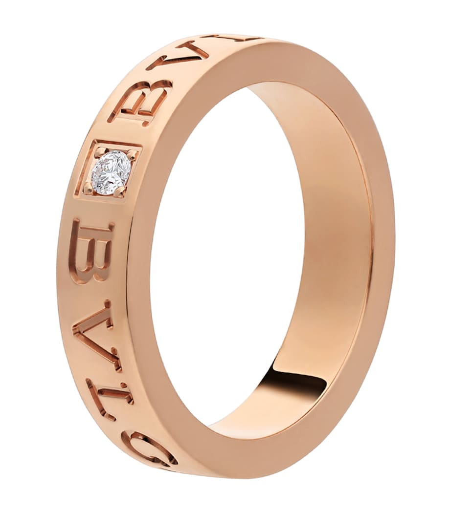 Rose Gold and Diamond B.zero1 Ring PINK GOLD Image 1