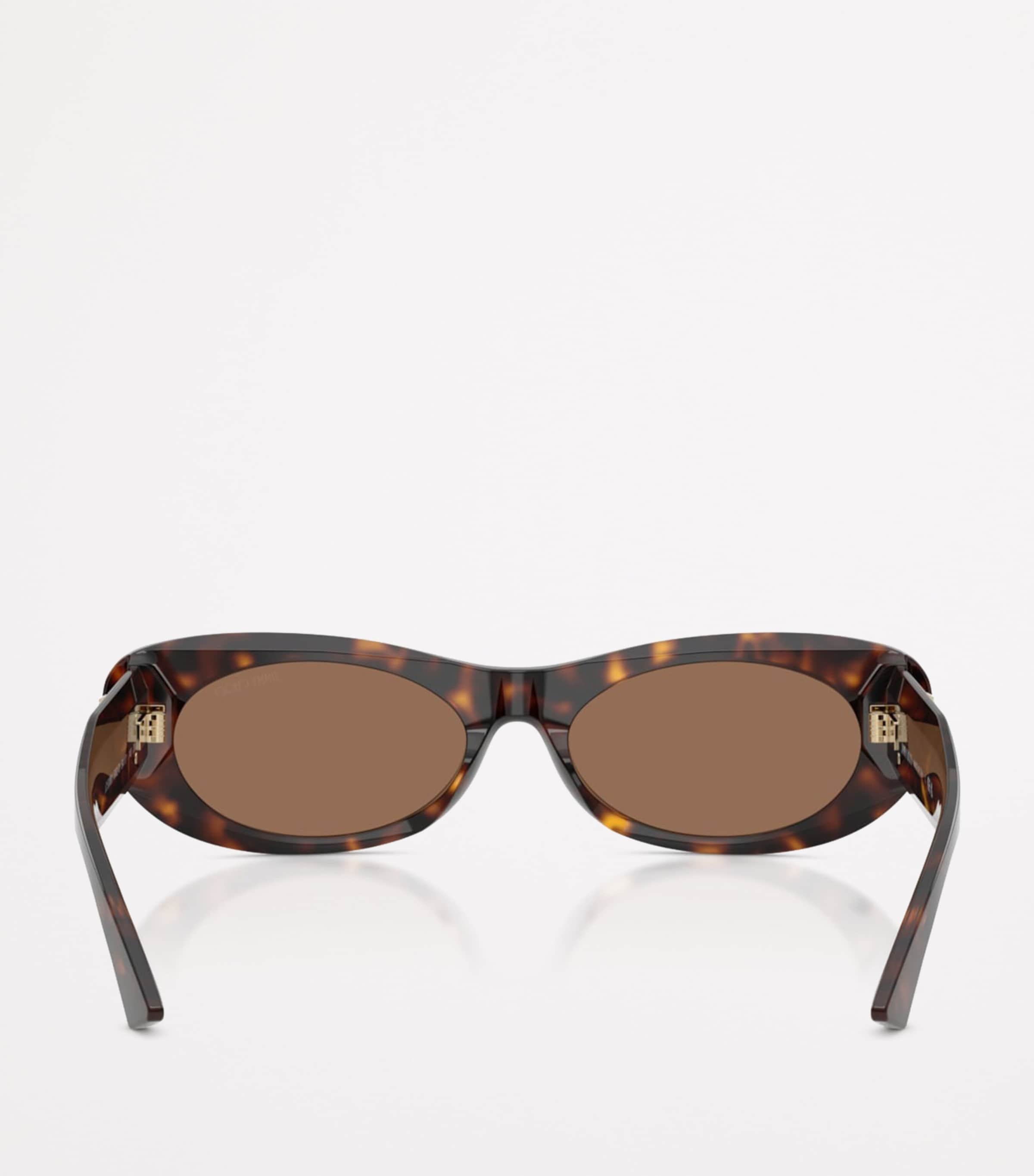 Jimmy Choo Havana Oval Logo Sunglasses Image 4