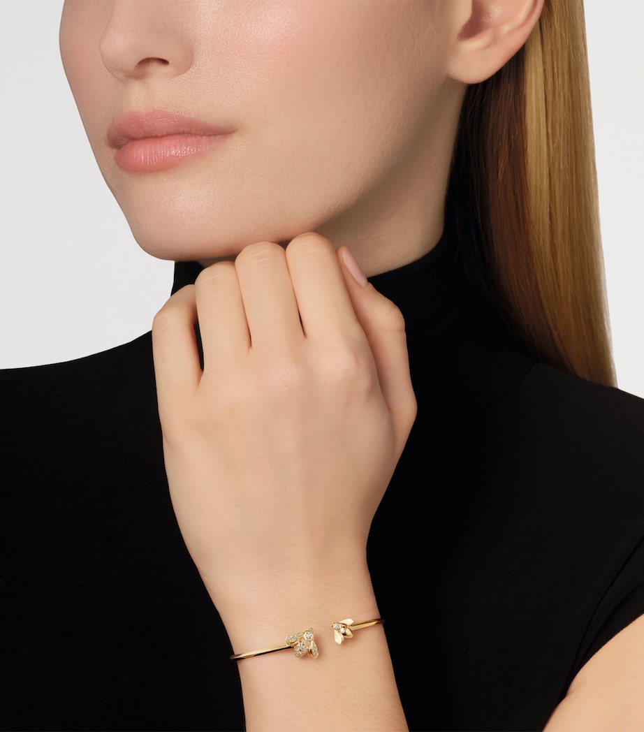 Yellow Gold and Diamond Bee de Chaumet Bangle YELLOW GOLD Image 2