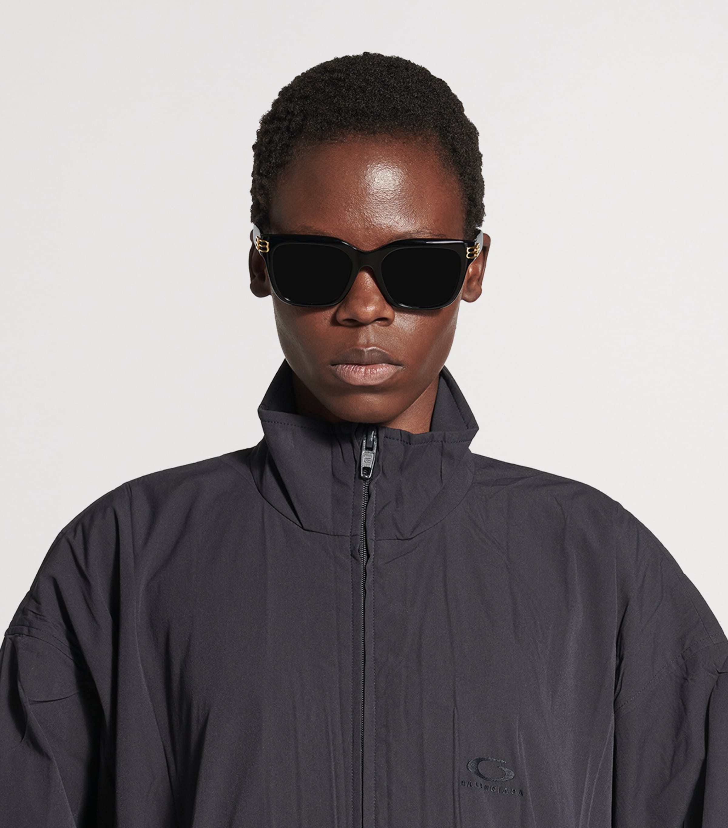 Balenciaga Black Casino Square AF BB0433SK Sunglasses | Harrods UK