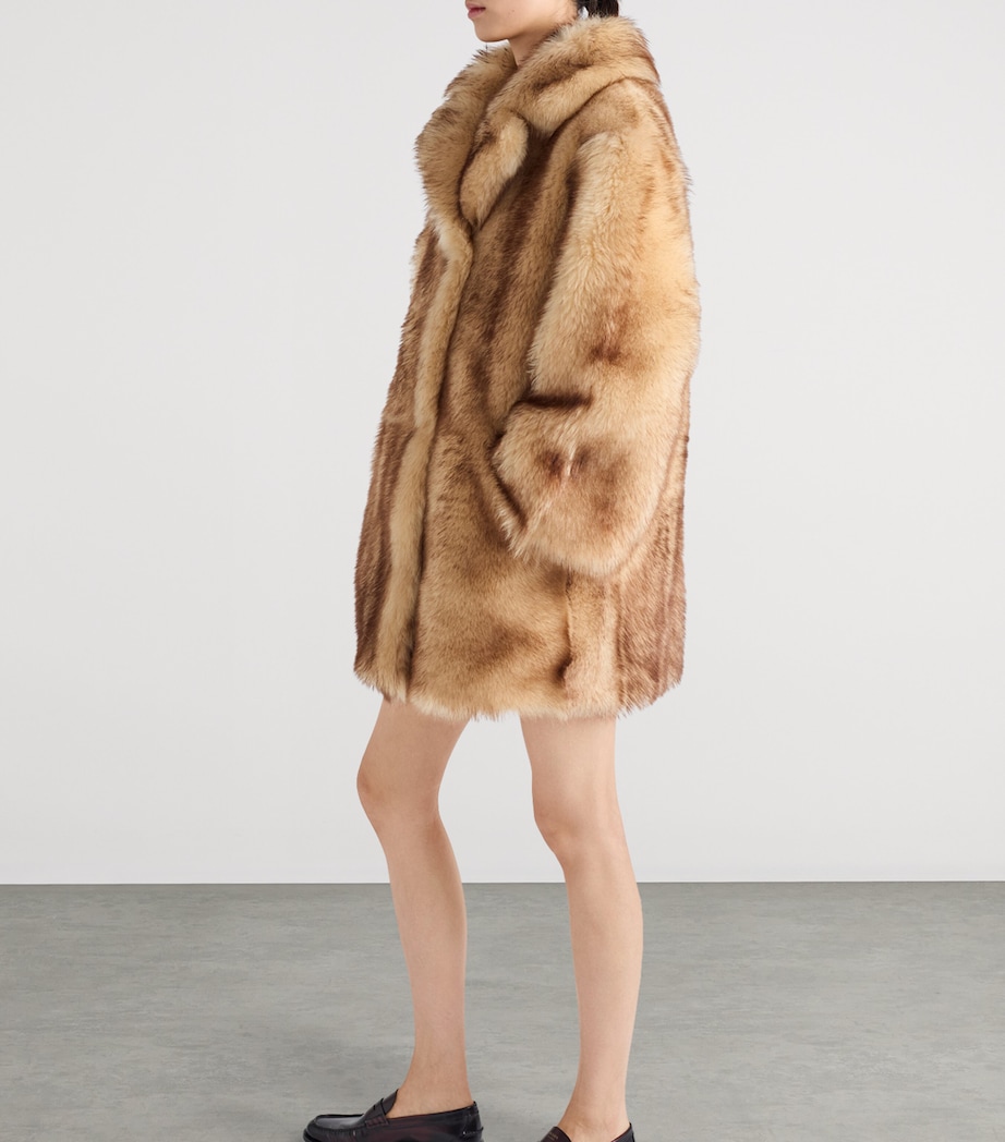 Shearling Caban Jacket F0151 Image 4