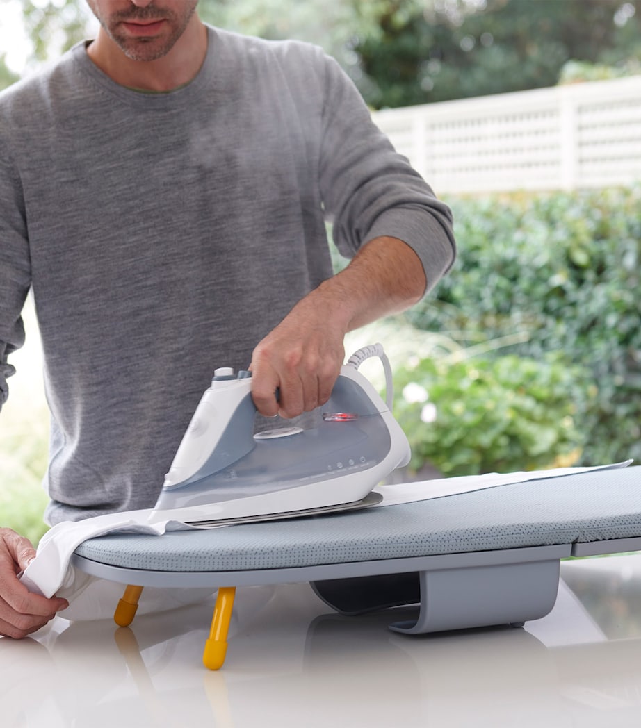 Pocket Folding Table-Top Ironing Board GREY/YELLOW  Image 5