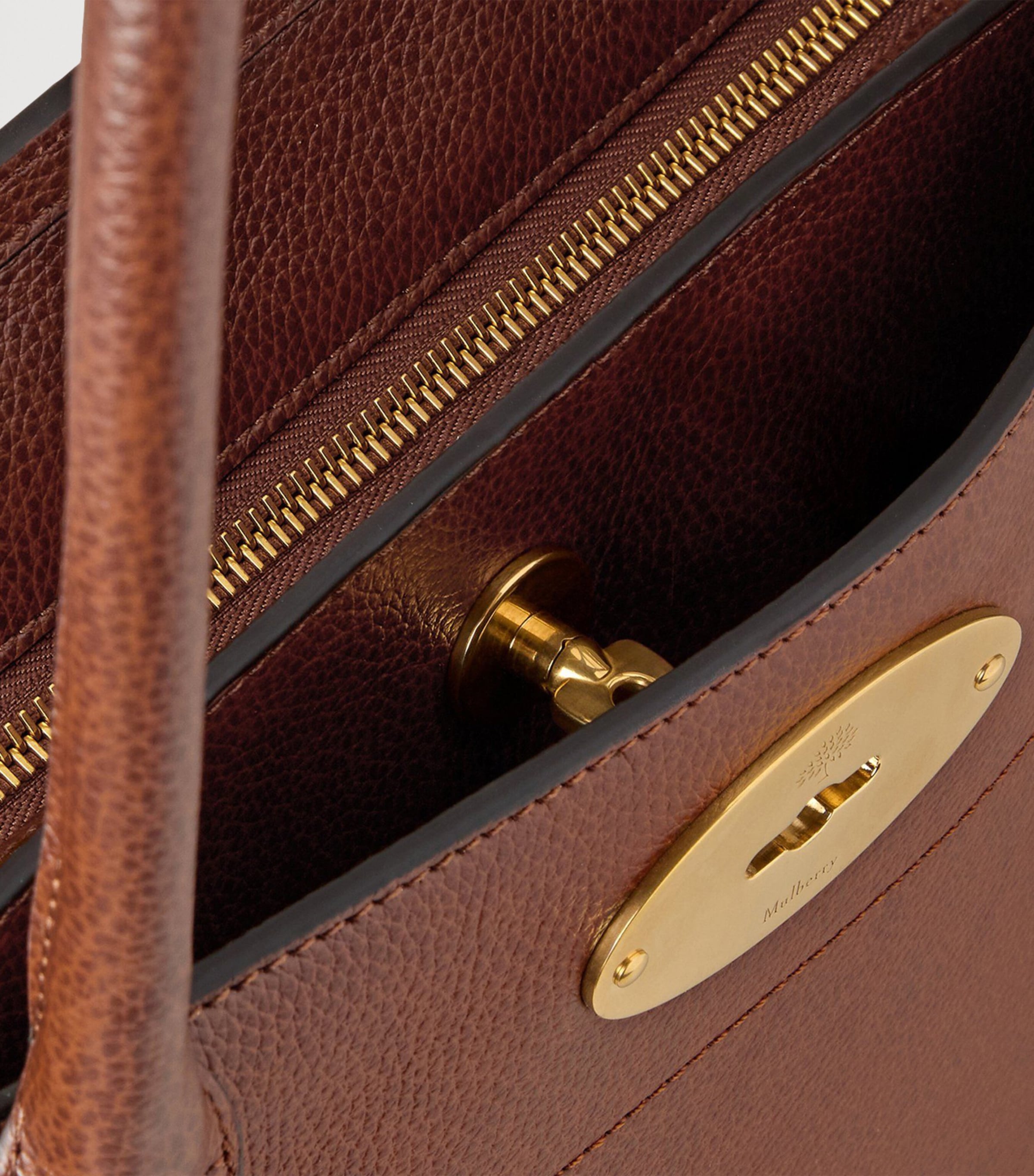 Mulberry Leather Bayswater 9 to 5 Tote Bag Oak Image 4