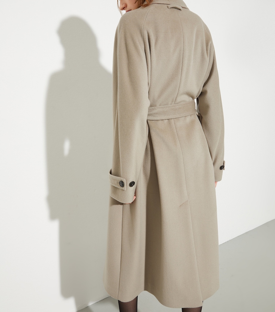 Wool-Cashmere Wrap Coat LIGHT GREY Image 4