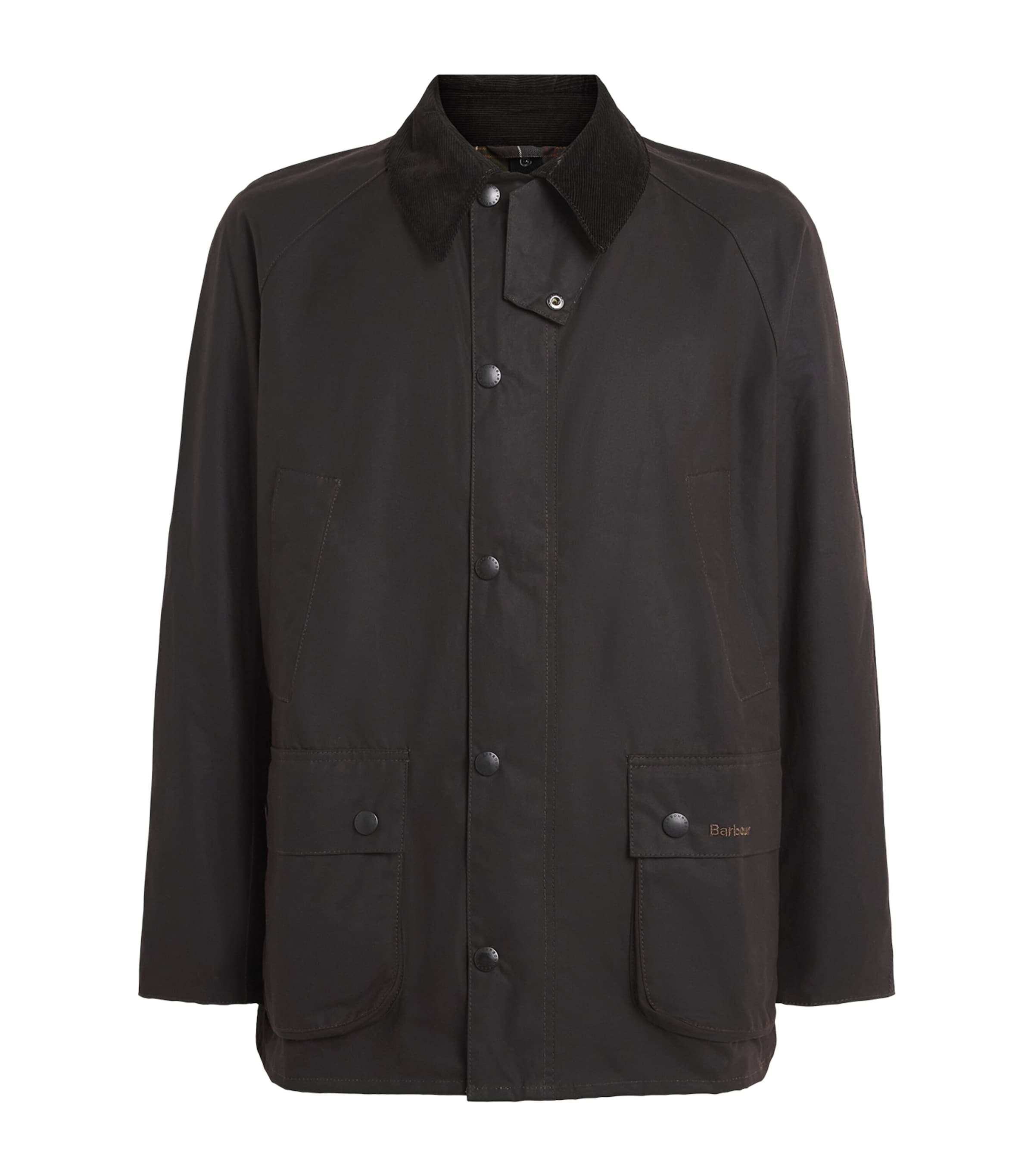Barbour Mens Waxed Ashby Jacket Rustic/classic Image 1